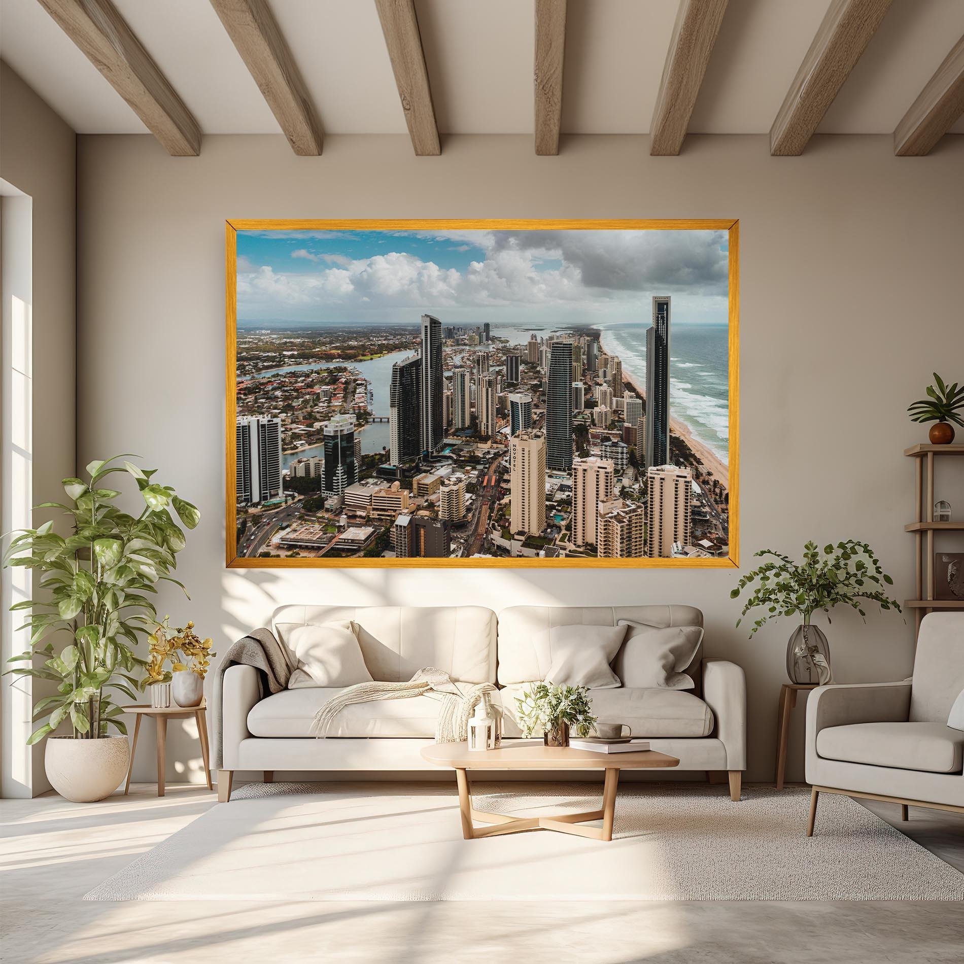 Obraz na Płótnie Gold Coast mockup 6