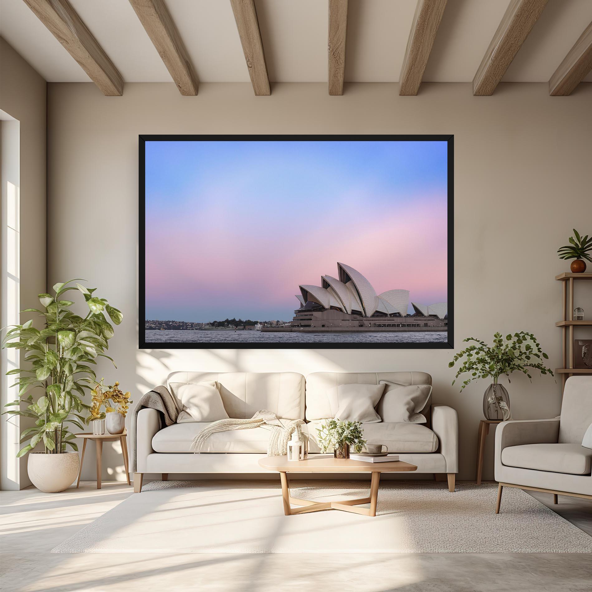 Obraz na Płótnie Sydney Purple Sky mockup 6