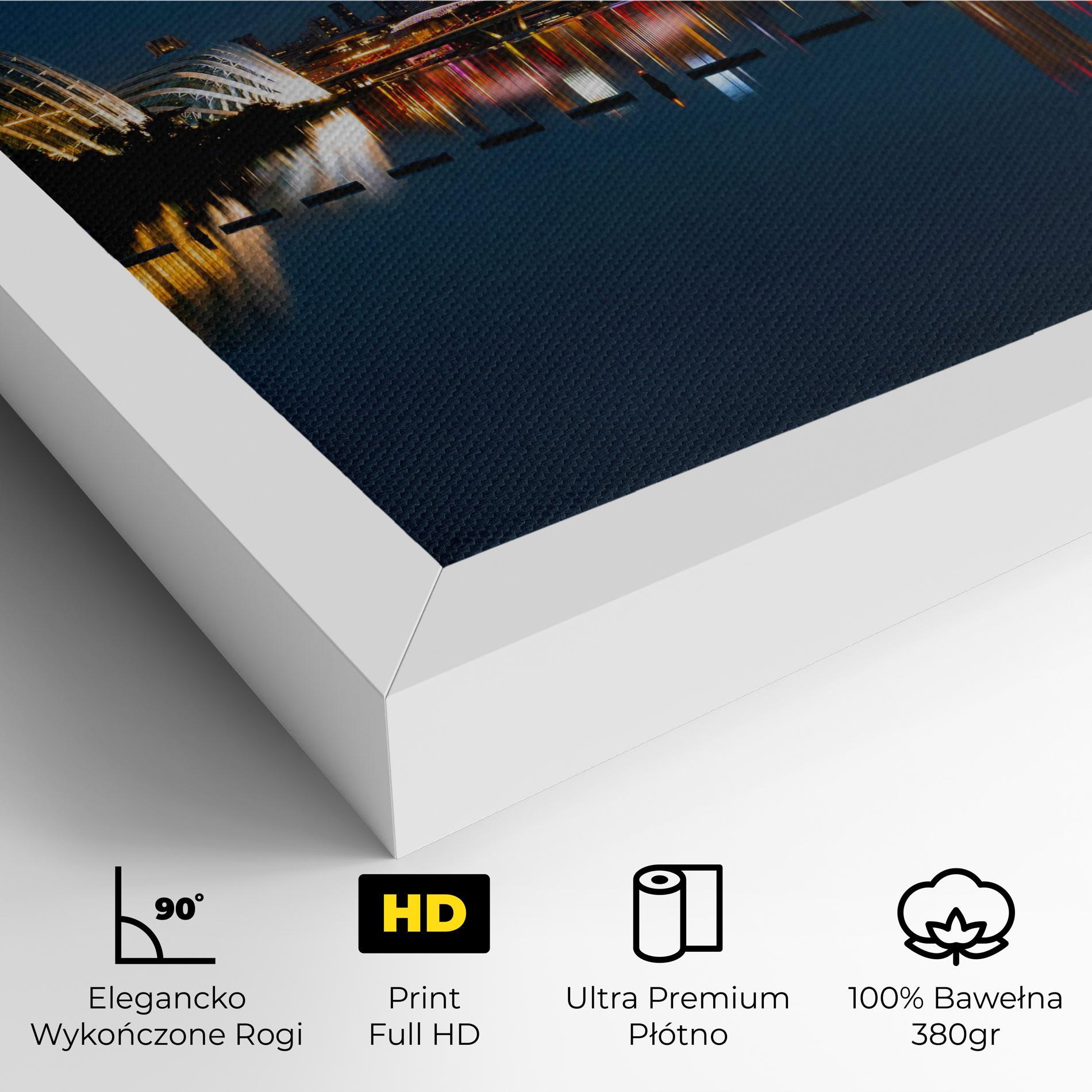 Obraz na Płótnie Singapore City Skyline mockup 4