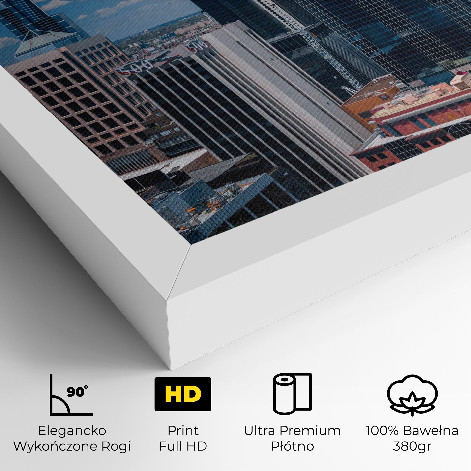 Obraz na Płótnie Skyscrapert View mockup 4