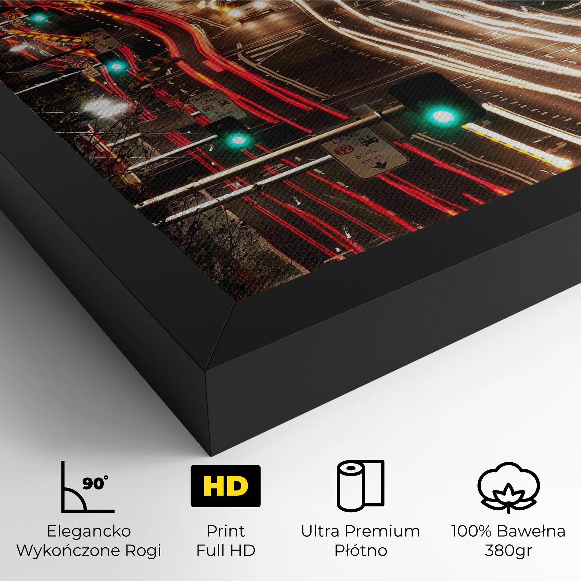 Obraz na Płótnie Car Light Road mockup 4