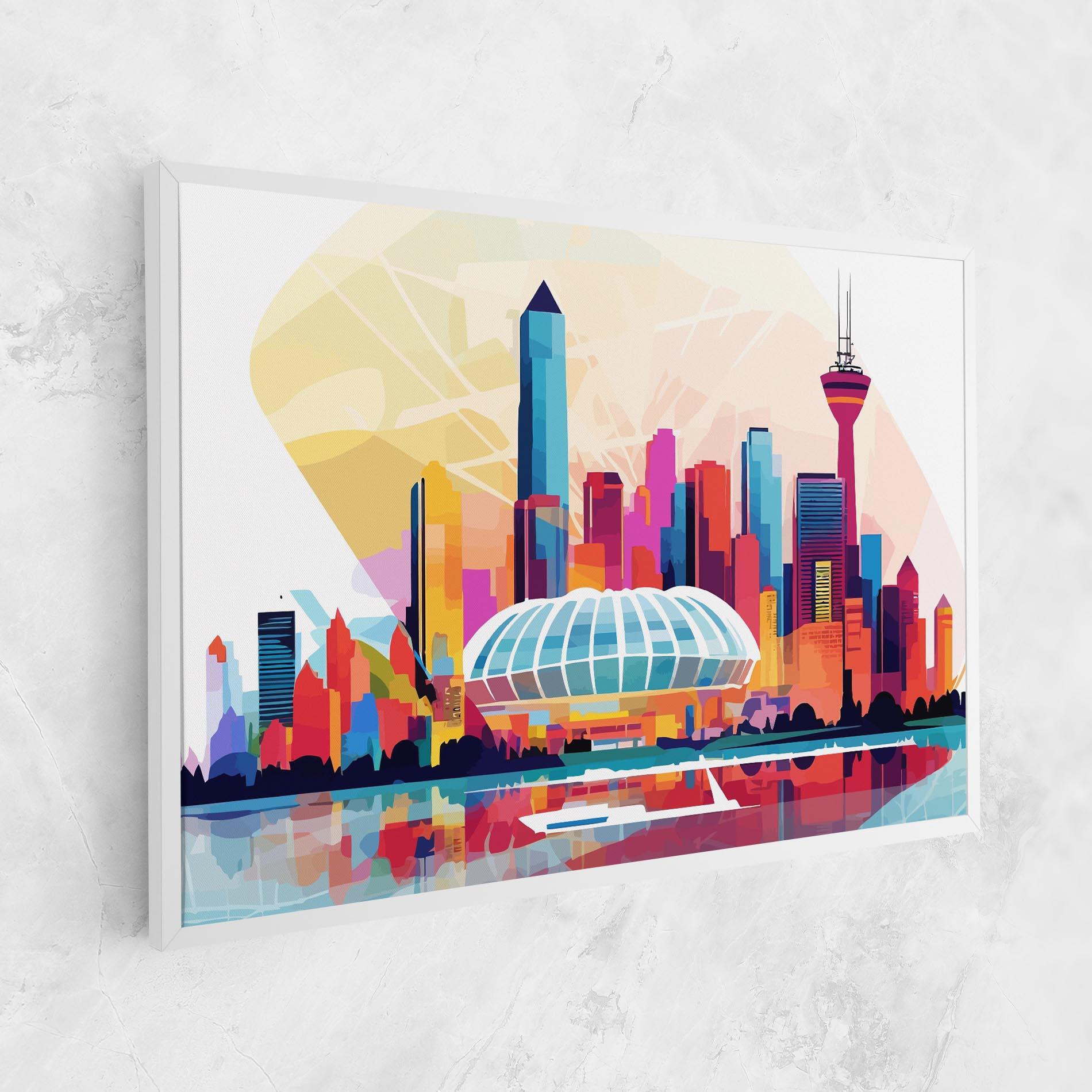 Obraz na Płótnie Olympic Stadium Color mockup 1