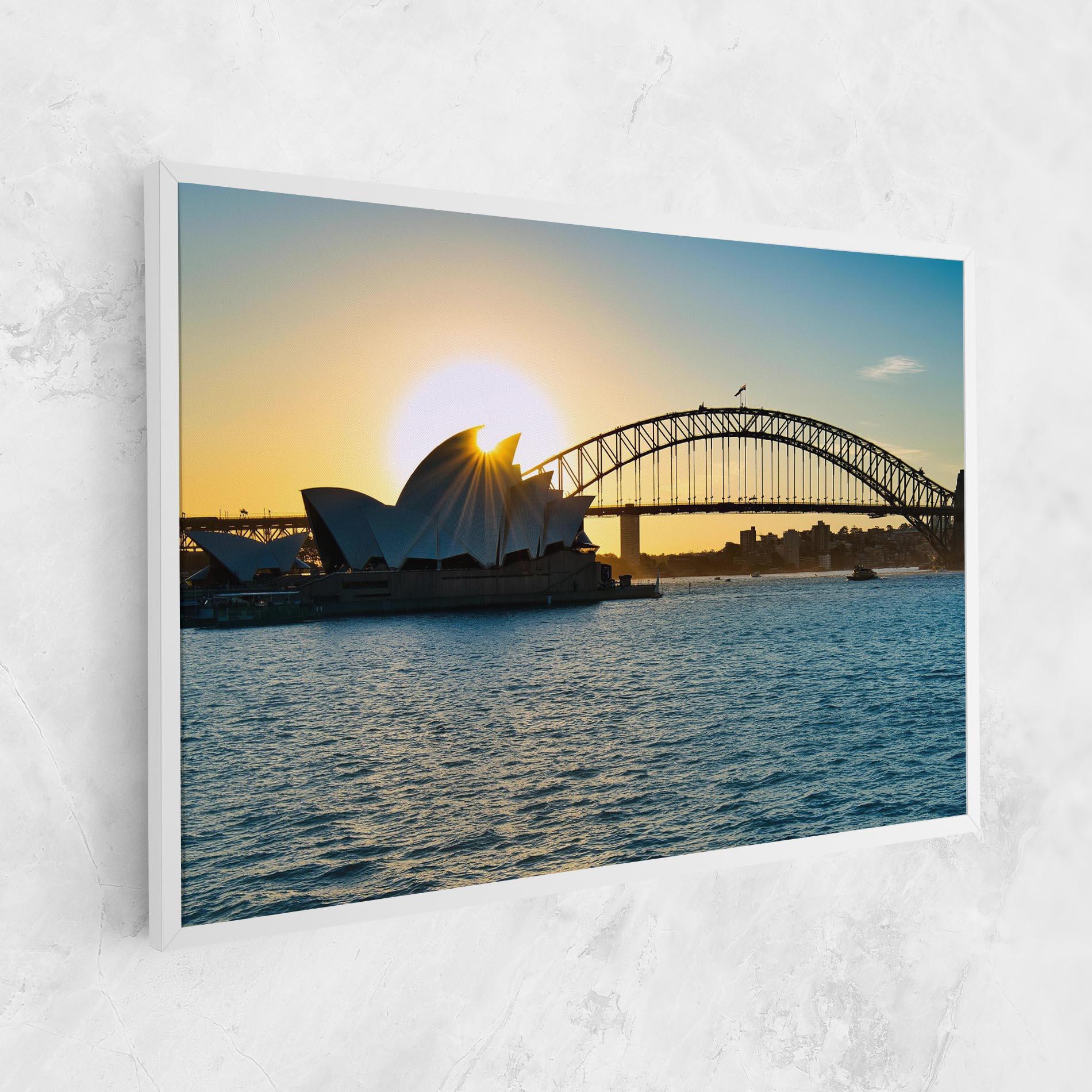Obraz na Płótnie Sunrise Sydney mockup 1
