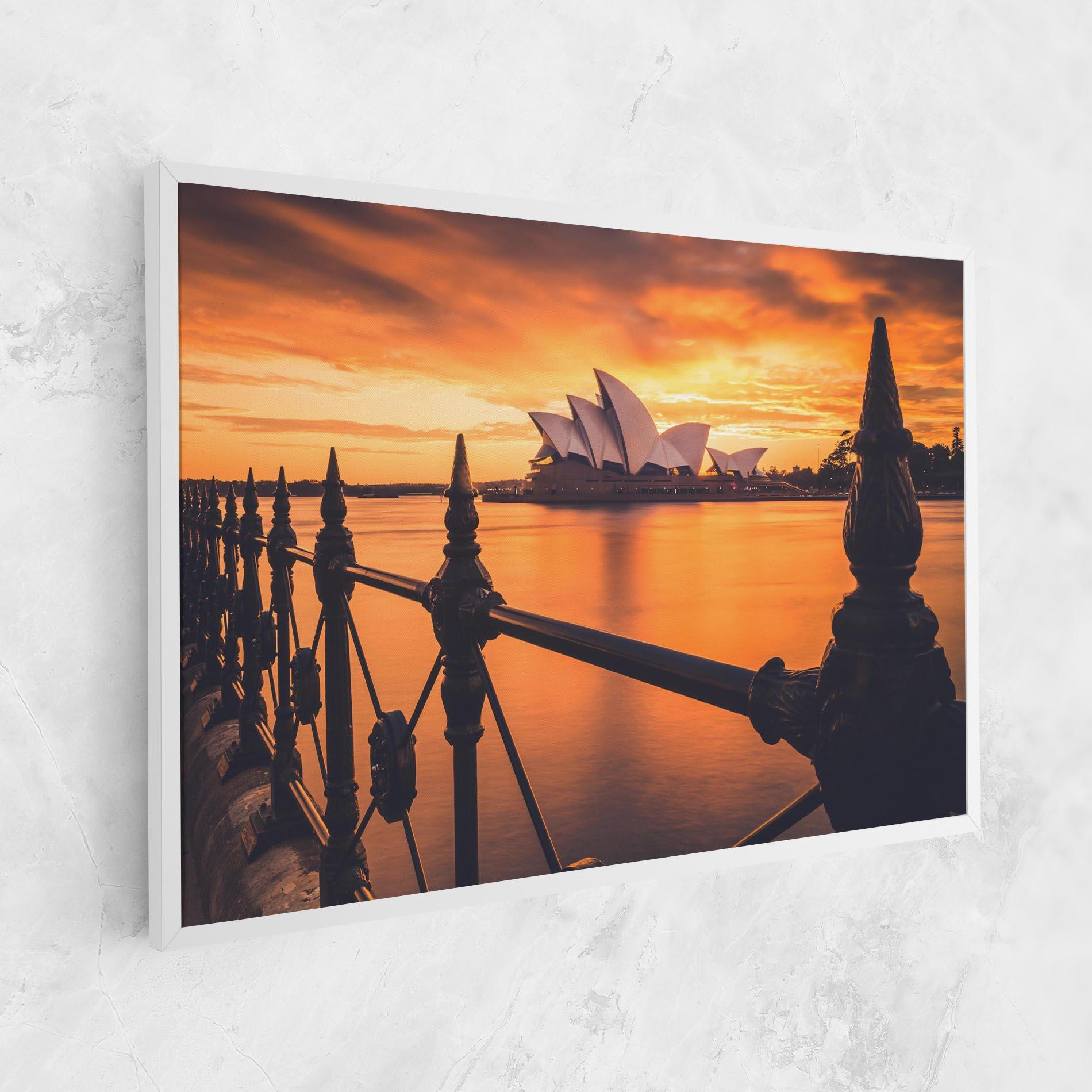 Obraz na Płótnie Sydney Orange View mockup 1