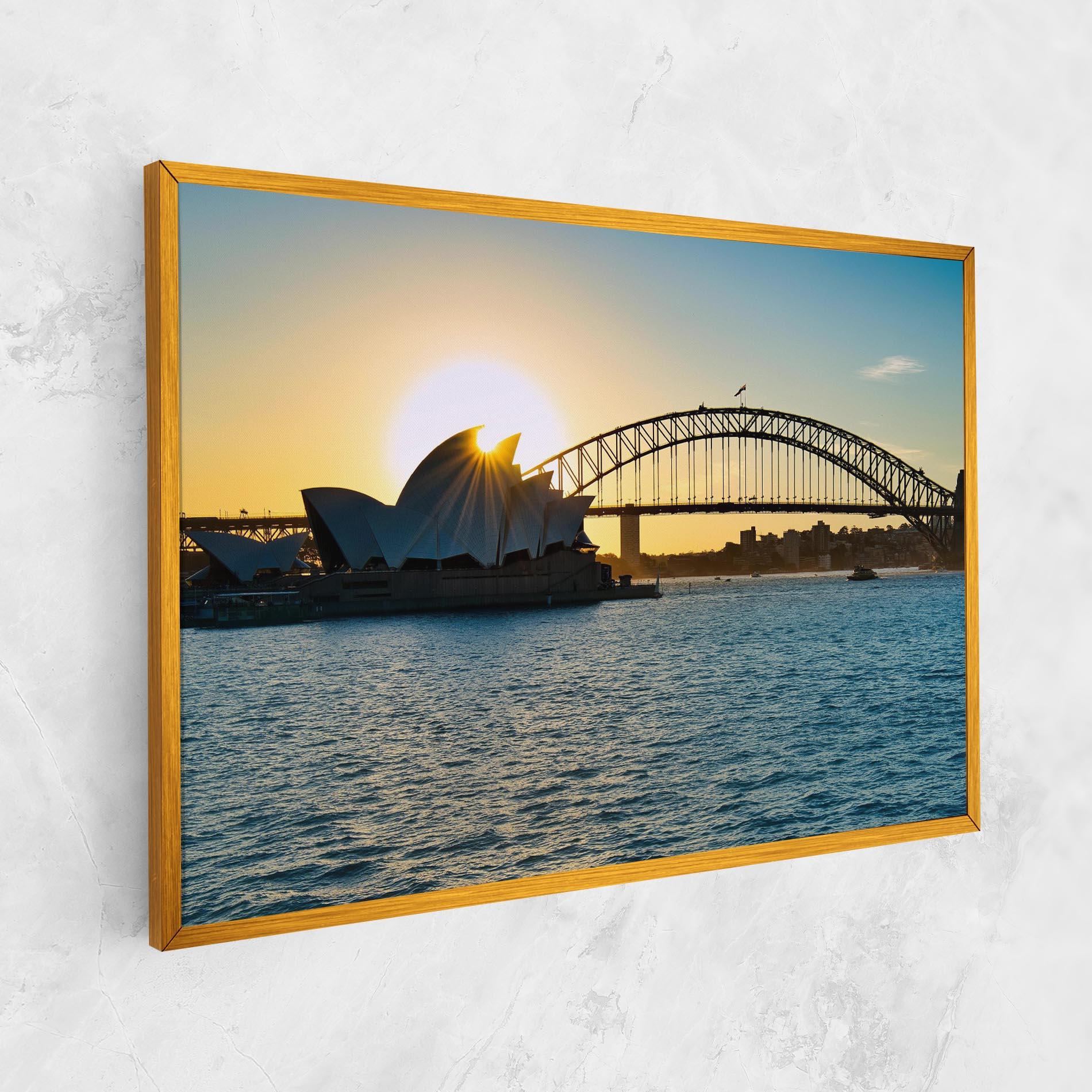Obraz na Płótnie Sunrise Sydney mockup 1