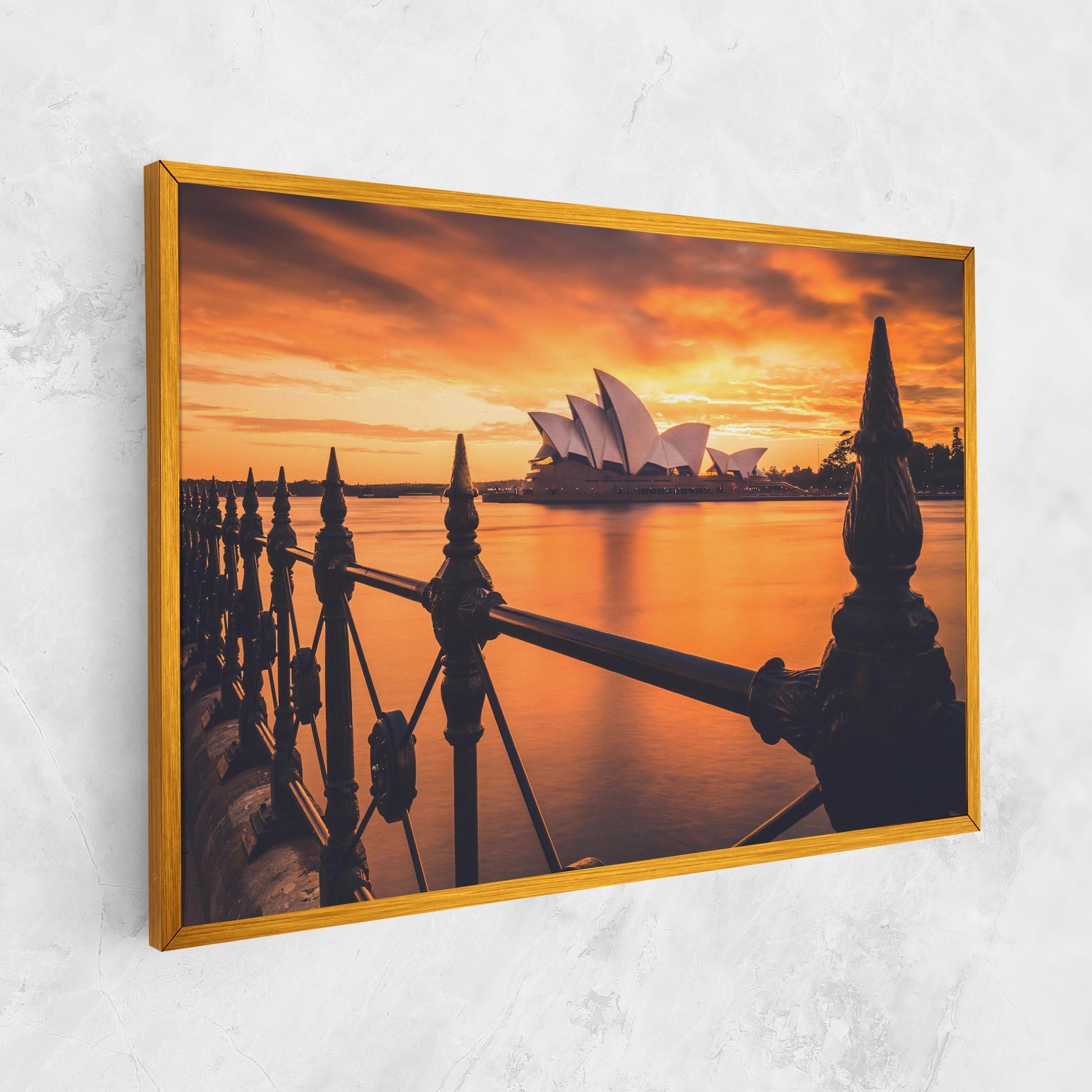 Obraz na Płótnie Sydney Orange View mockup 1