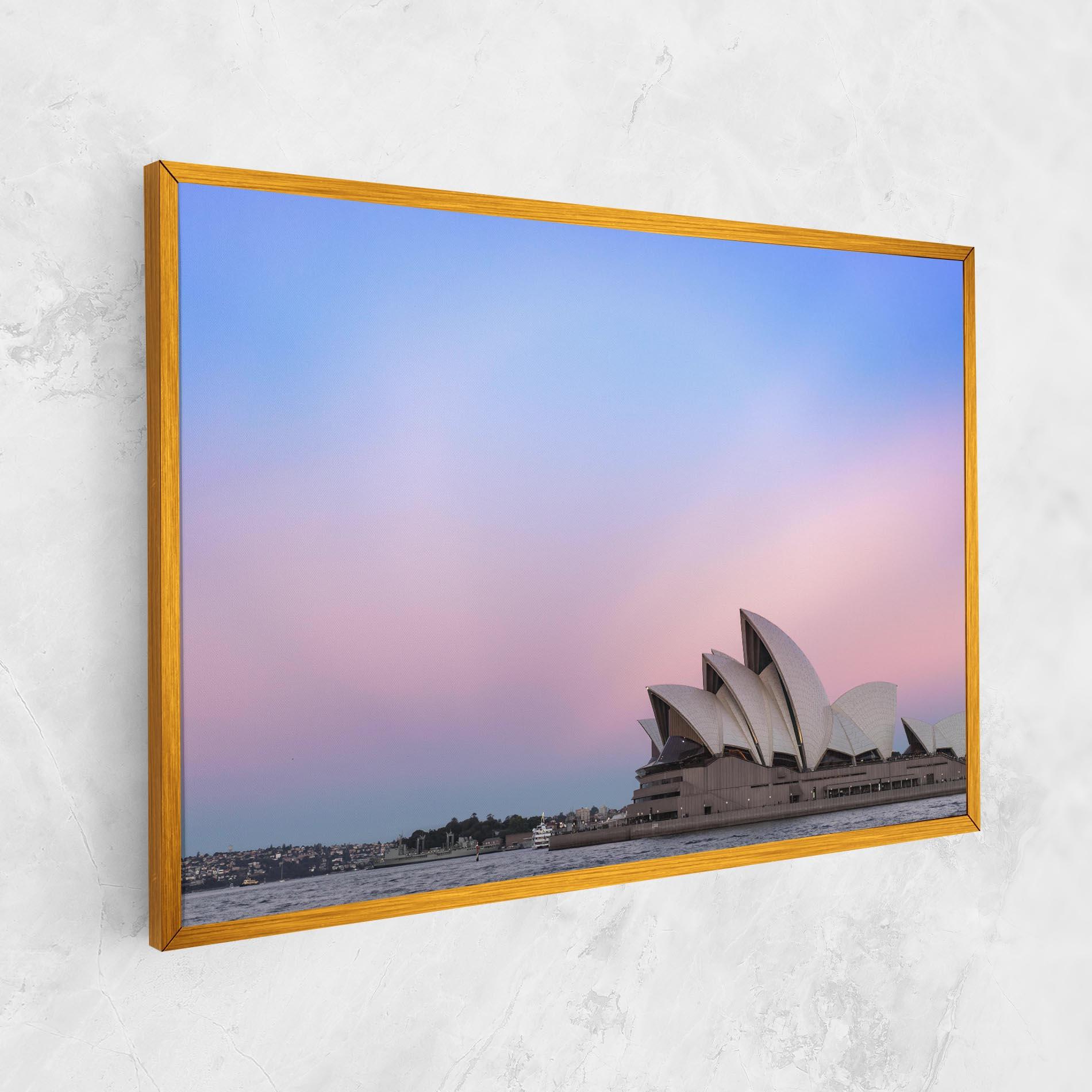 Obraz na Płótnie Sydney Purple Sky mockup 1