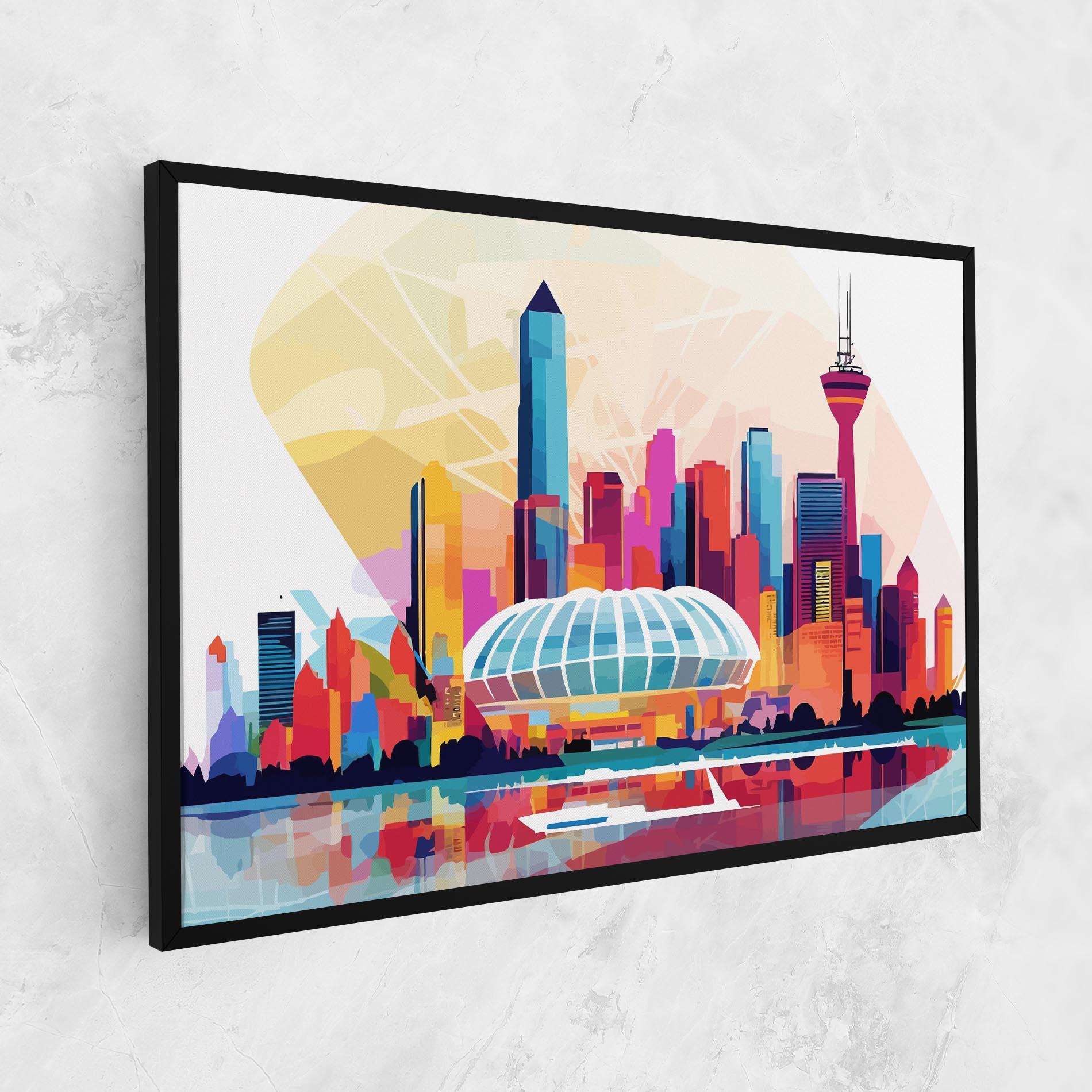 Obraz na Płótnie Olympic Stadium Color mockup 1