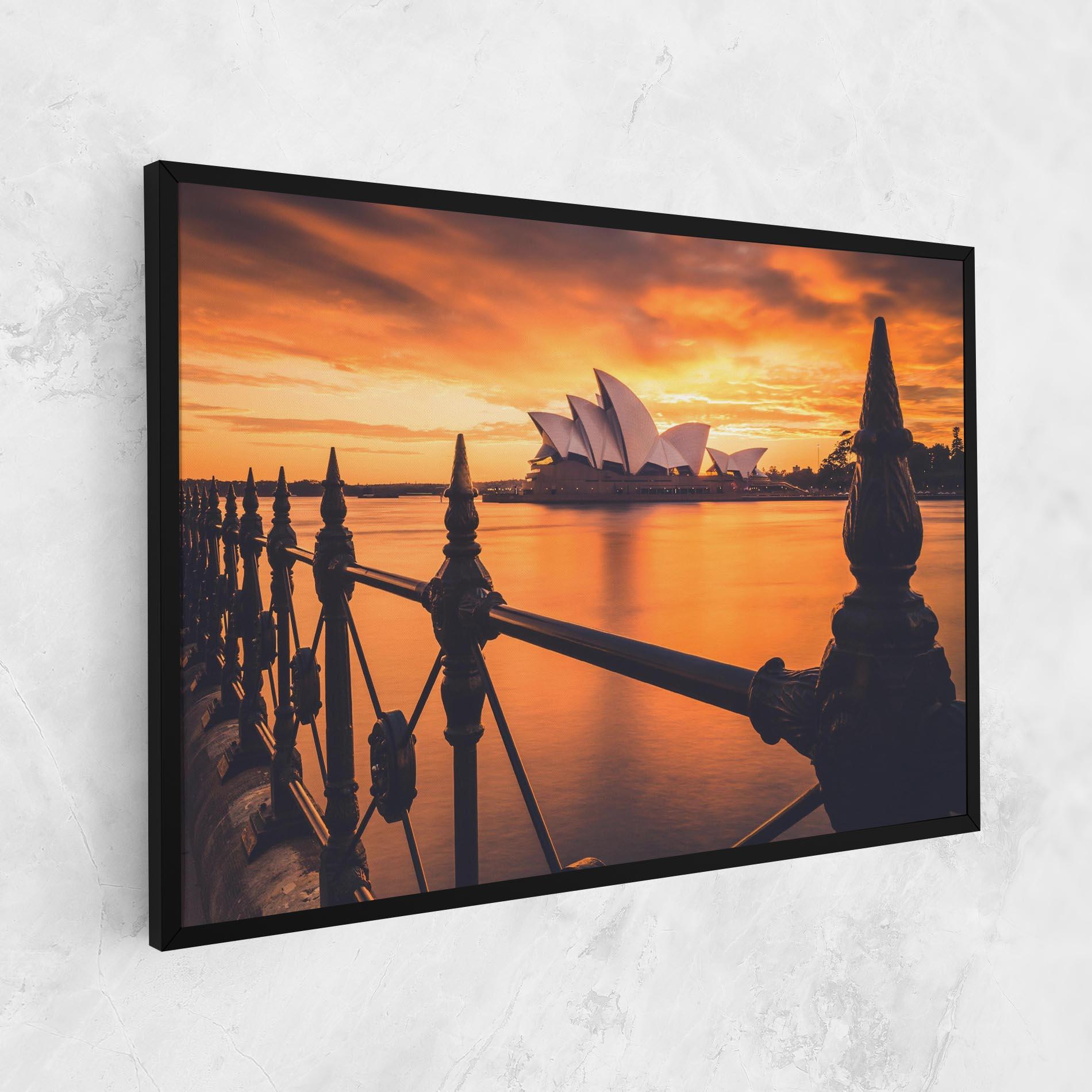 Obraz na Płótnie Sydney Orange View mockup 1