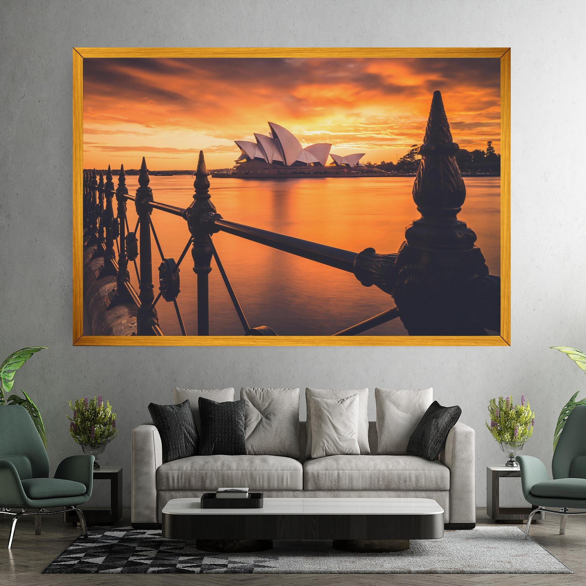 Obraz na Płótnie Sydney Orange View mockup 7