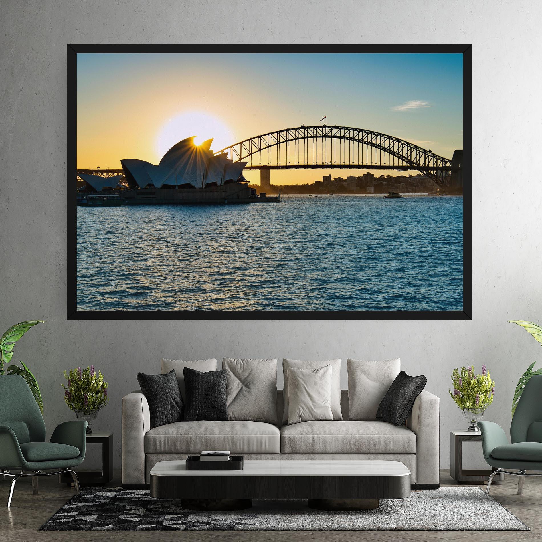 Obraz na Płótnie Sunrise Sydney mockup 7