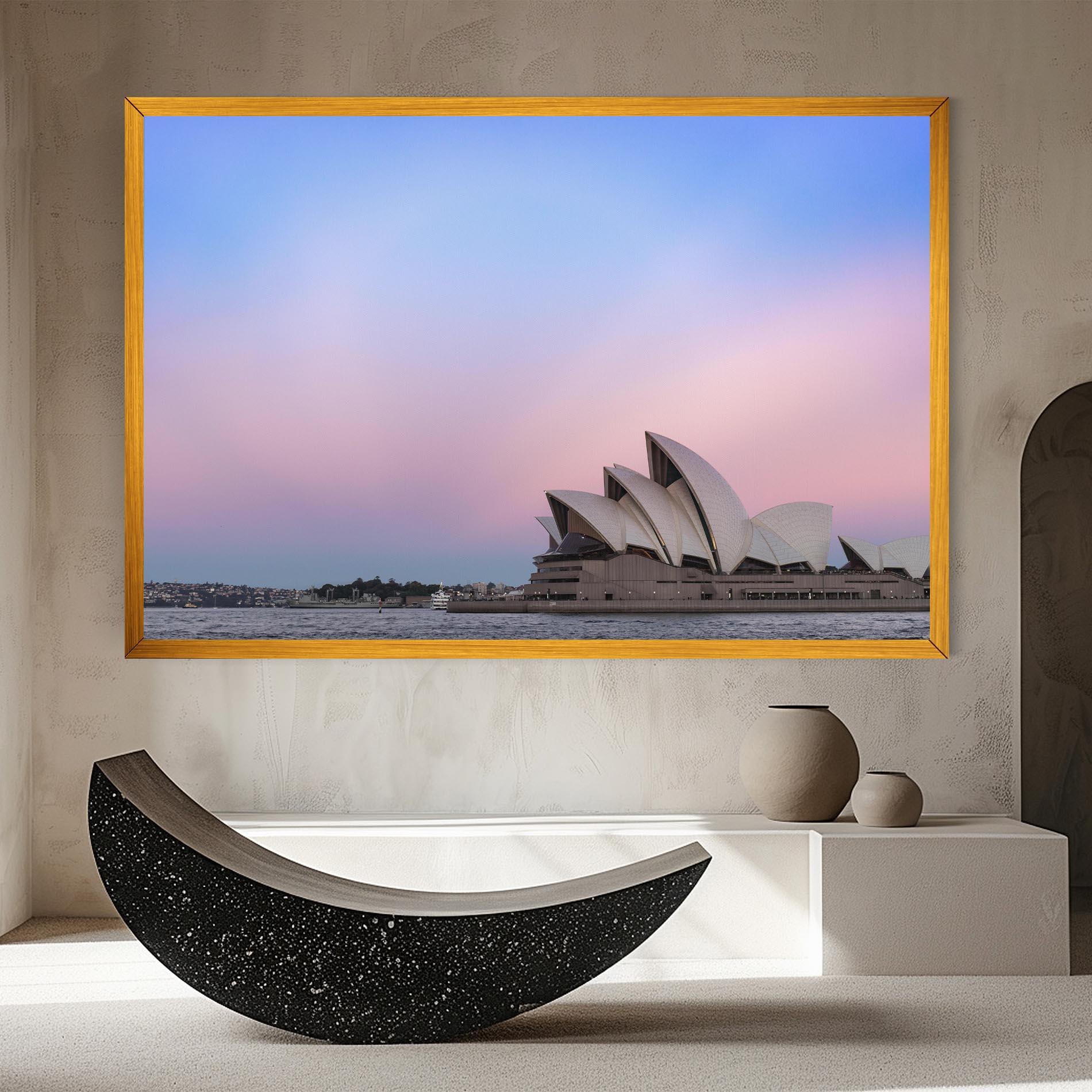 Obraz na Płótnie Sydney Purple Sky mockup 8