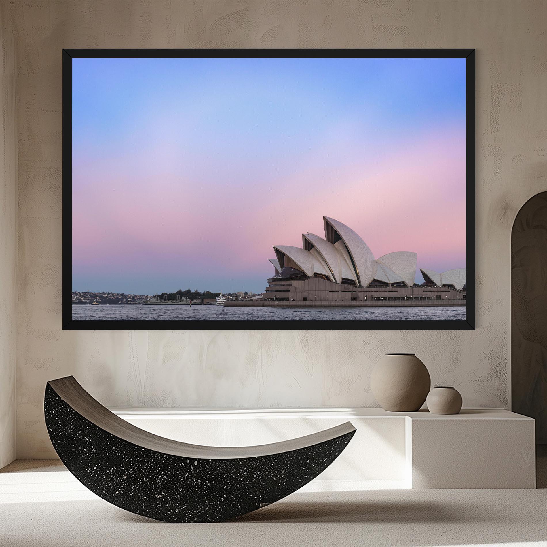 Obraz na Płótnie Sydney Purple Sky mockup 8