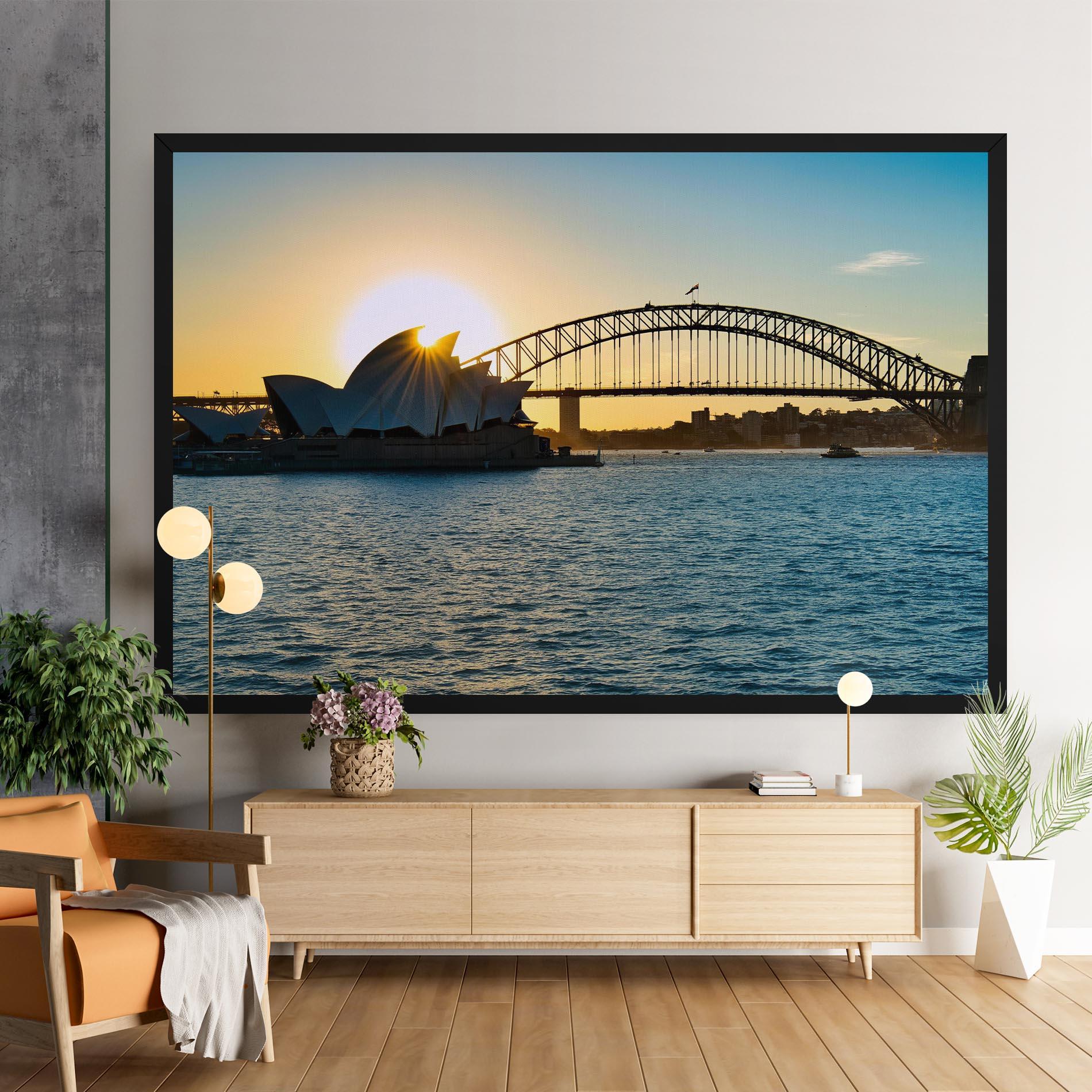 Obraz na Płótnie Sunrise Sydney mockup 9