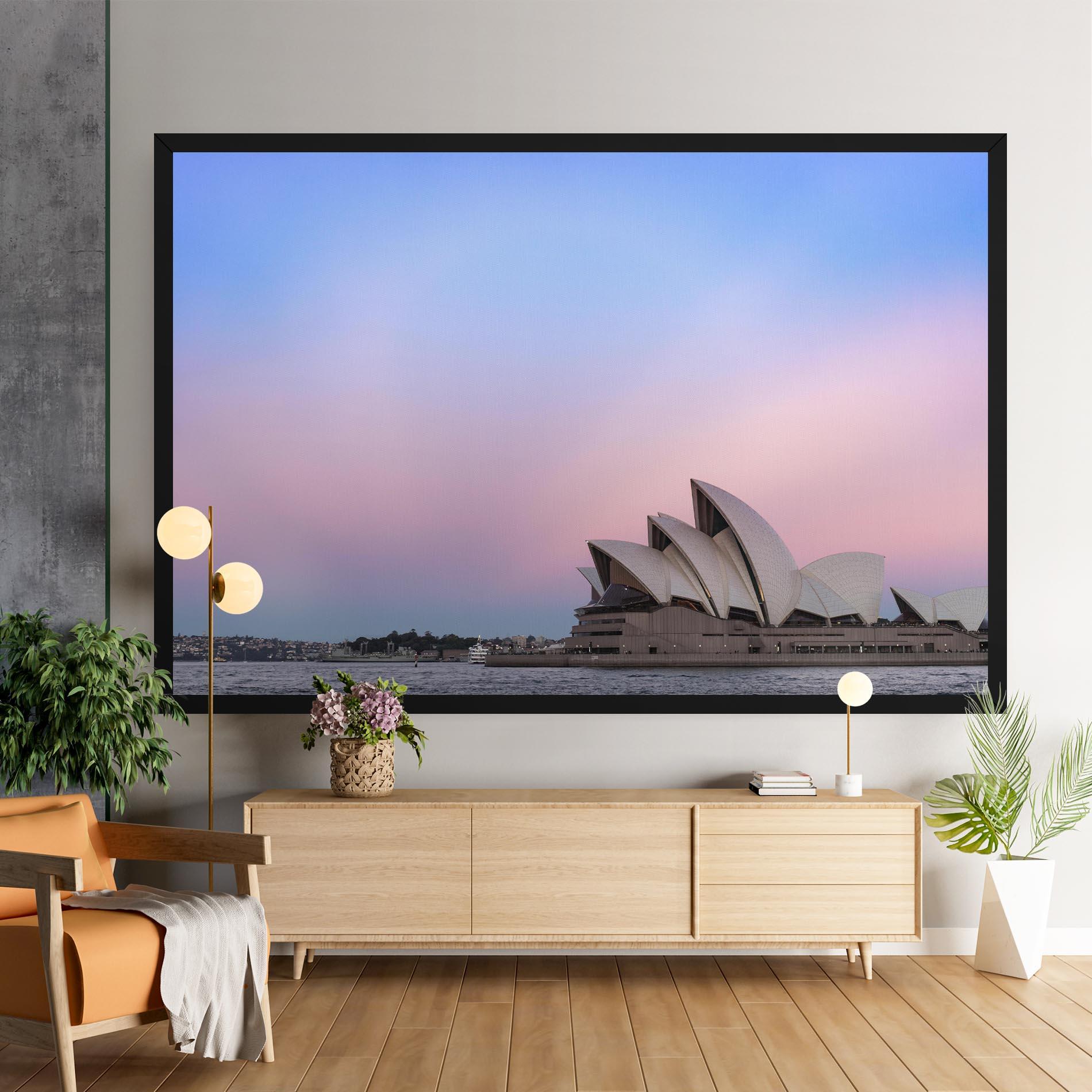 Obraz na Płótnie Sydney Purple Sky mockup 9