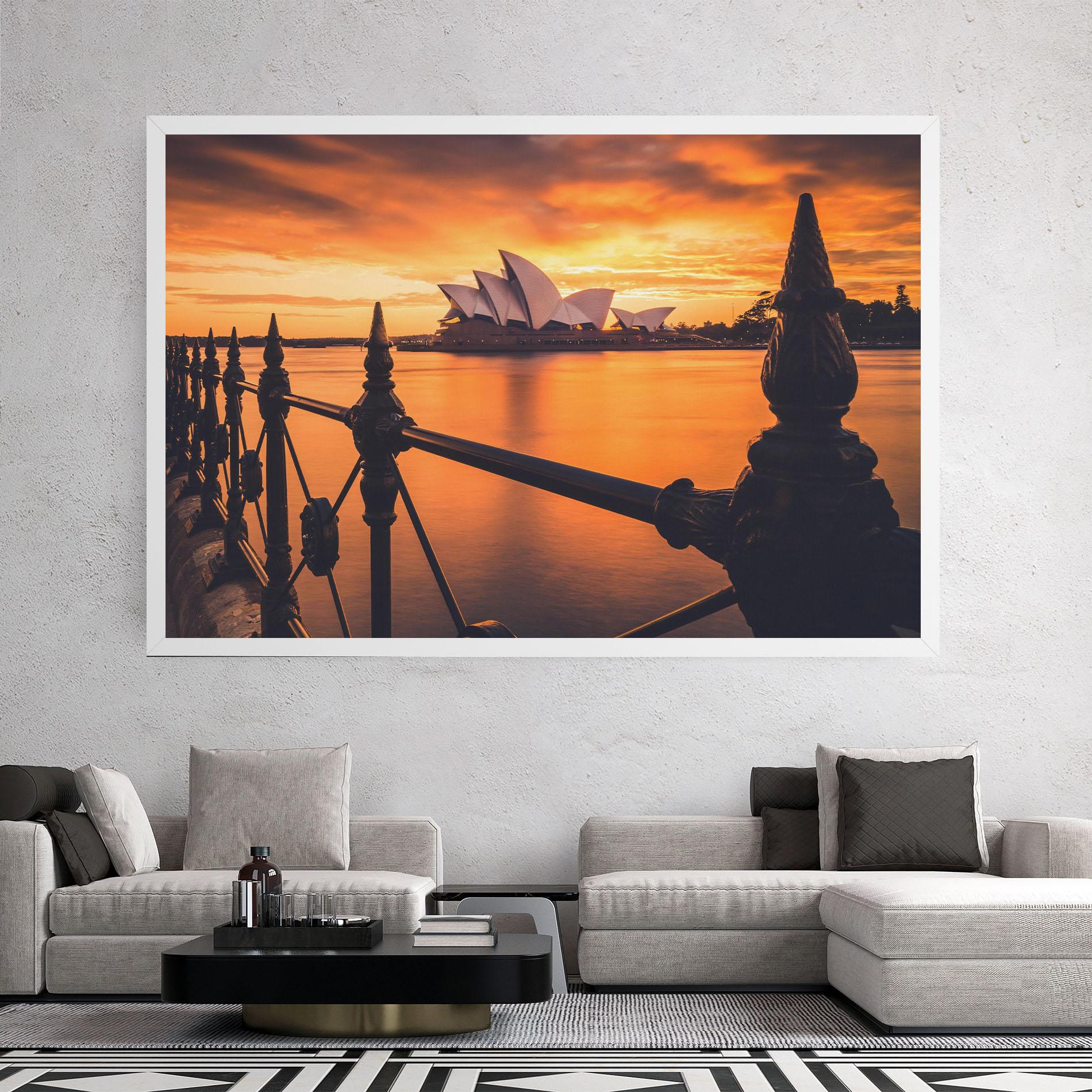 Obraz na Płótnie Sydney Orange View mockup 2