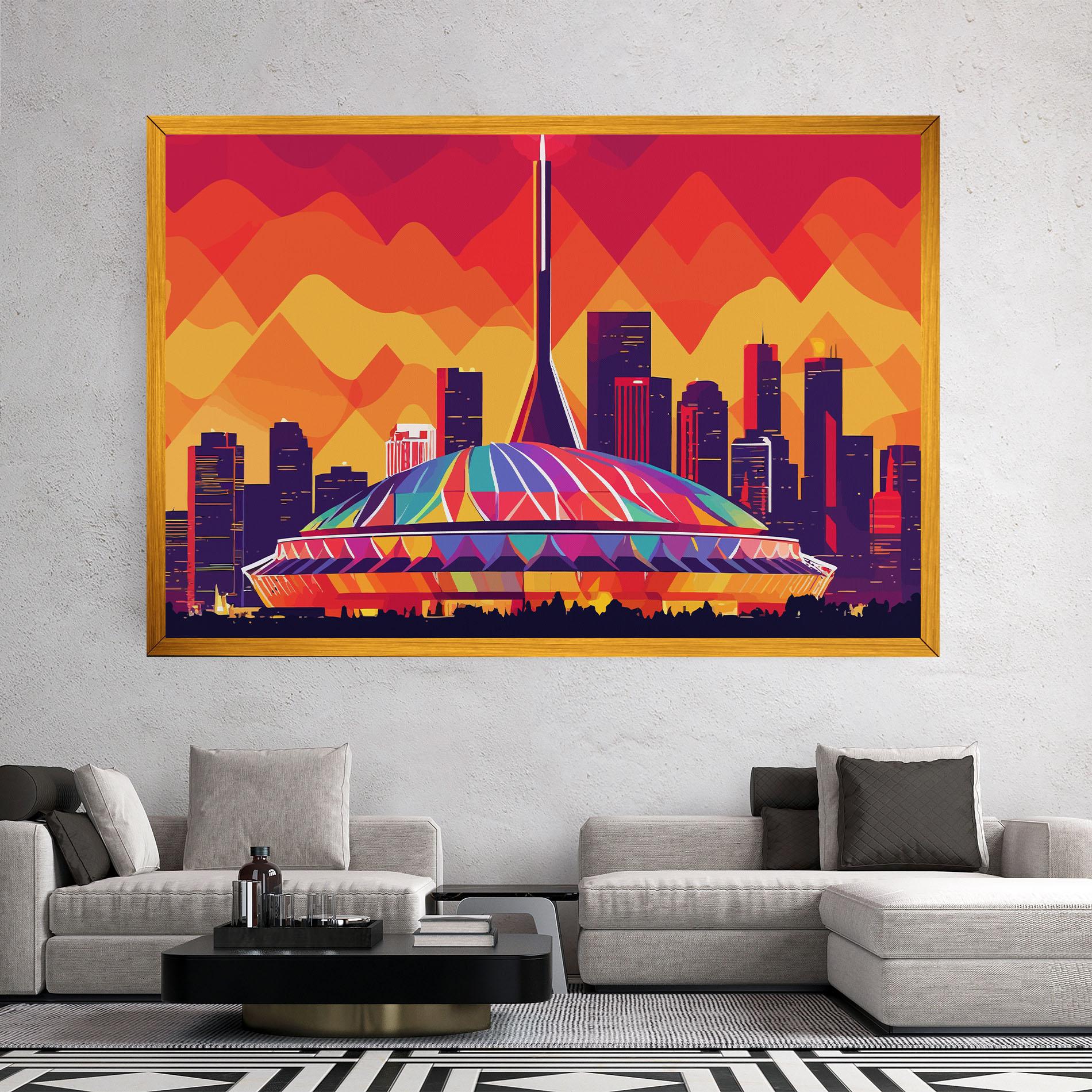 Obraz na Płótnie Olympic Stadium mockup 2