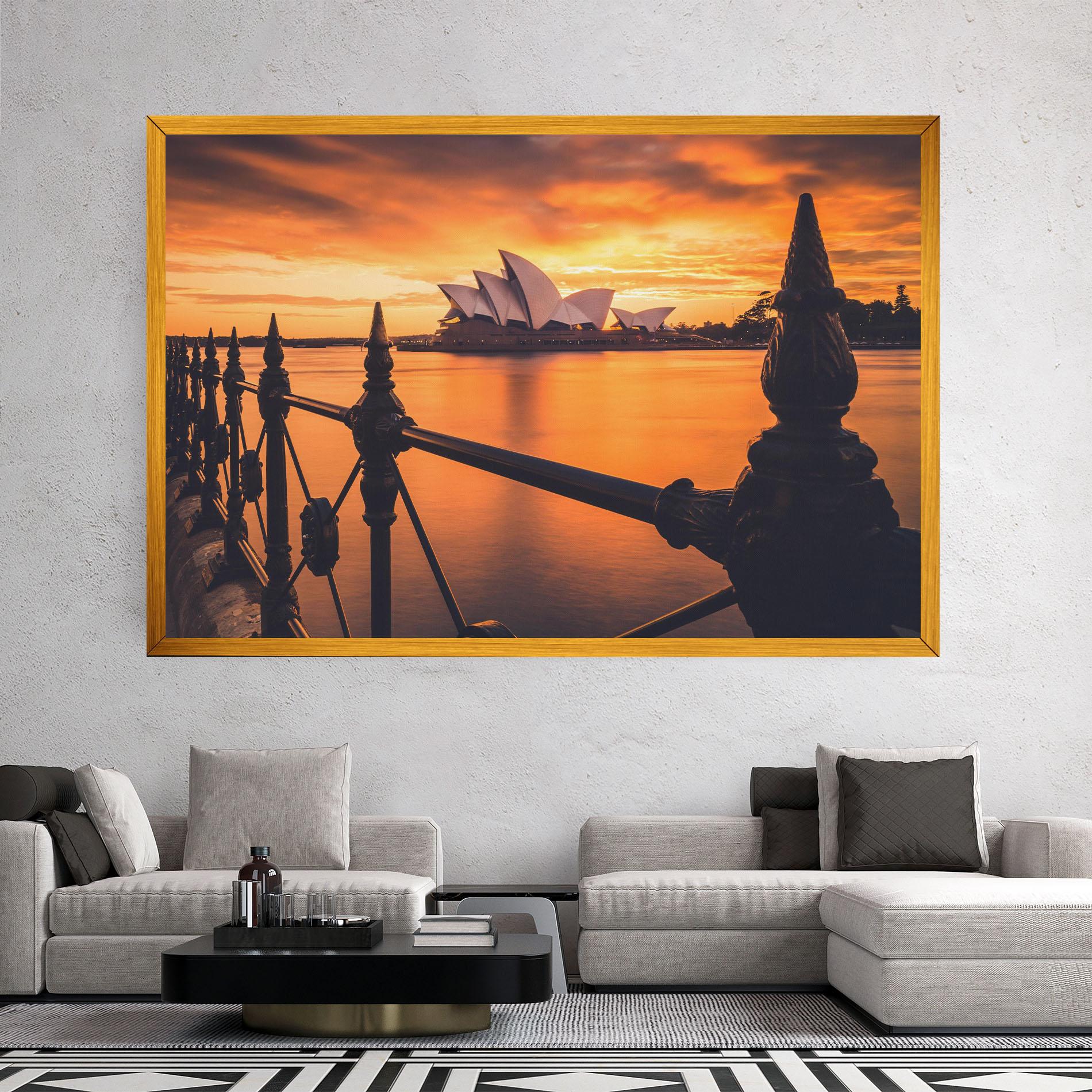 Obraz na Płótnie Sydney Orange View mockup 2