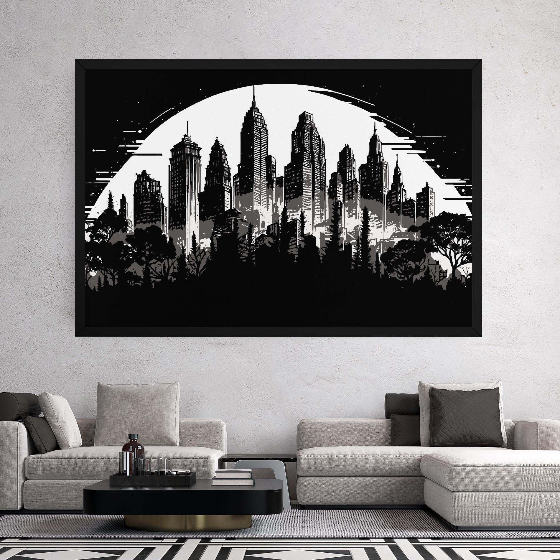 Obraz na Płótnie Australia Moon mockup 2