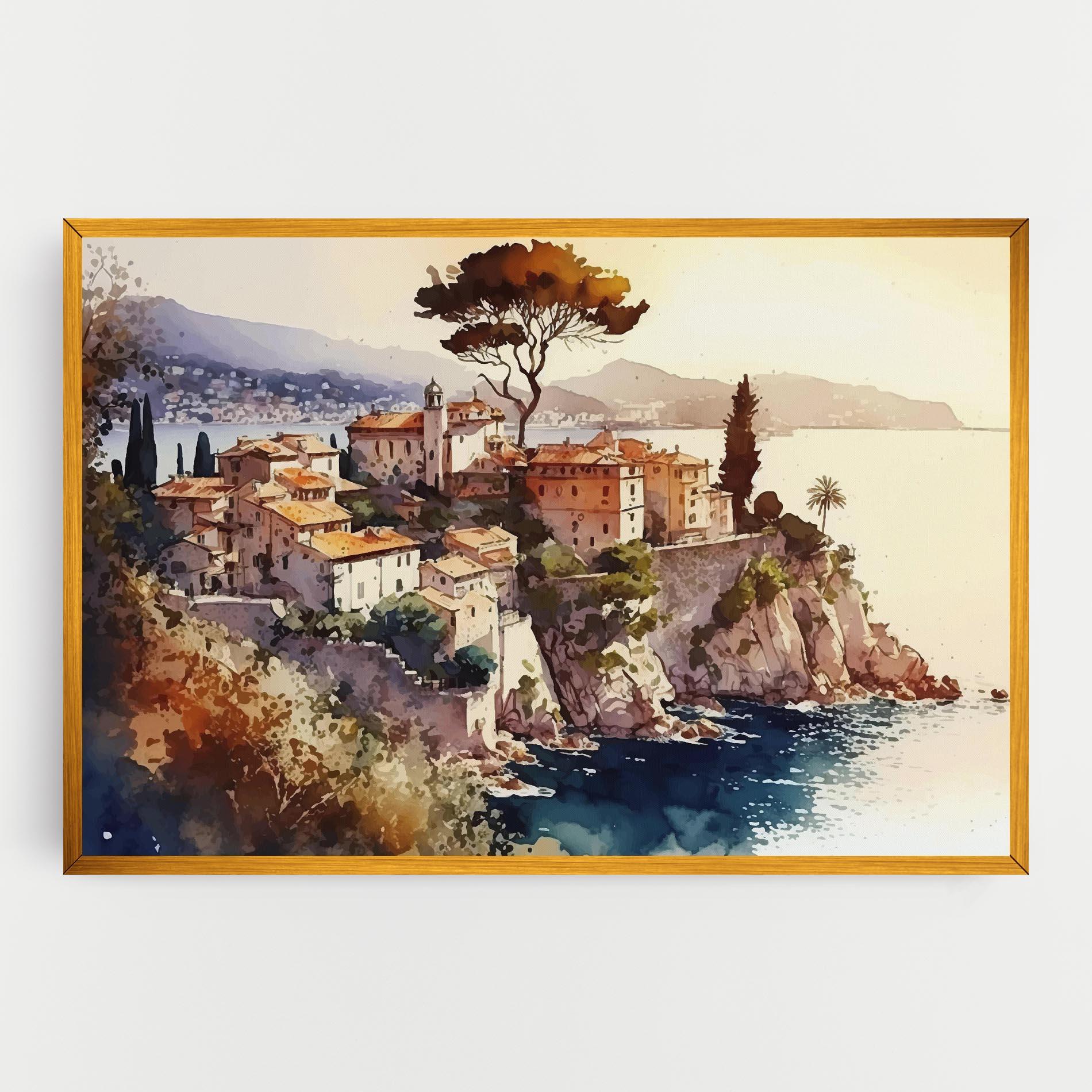 Obraz na Płótnie Stunning View Painting mockup 0