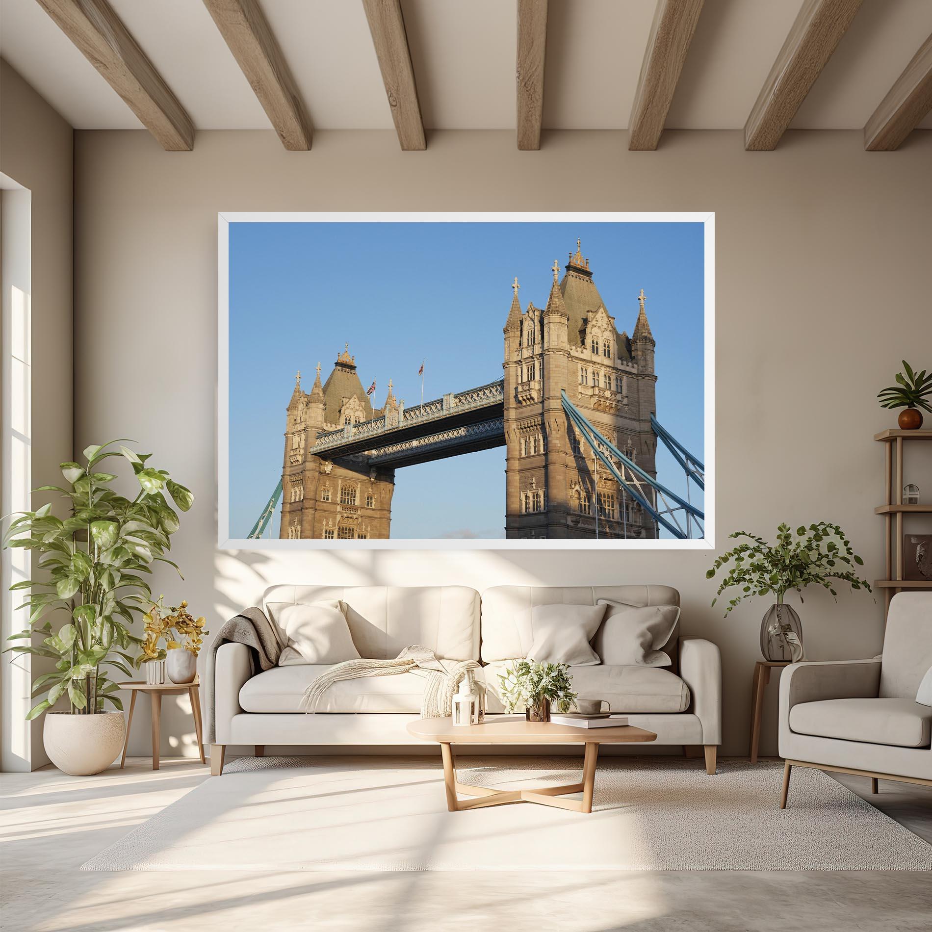 Obraz na Płótnie London Bridge View mockup 6