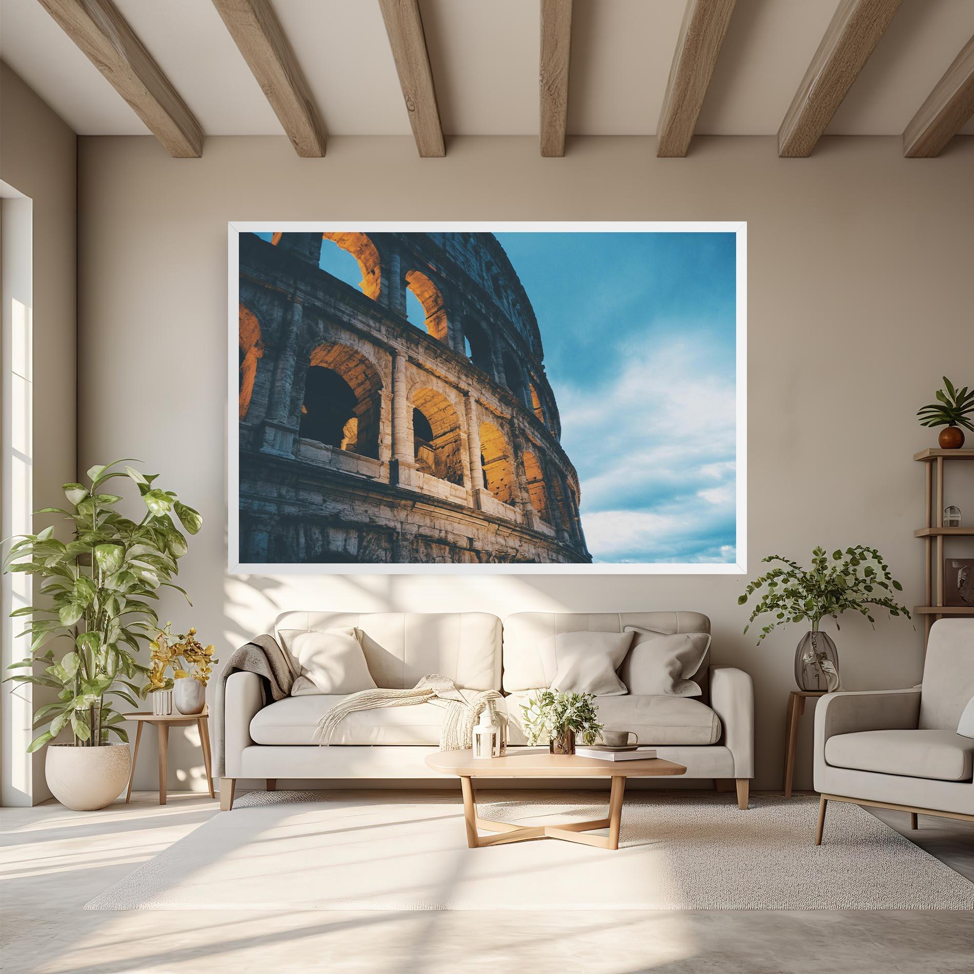 Obraz na Płótnie Shadow Colosseum mockup 6