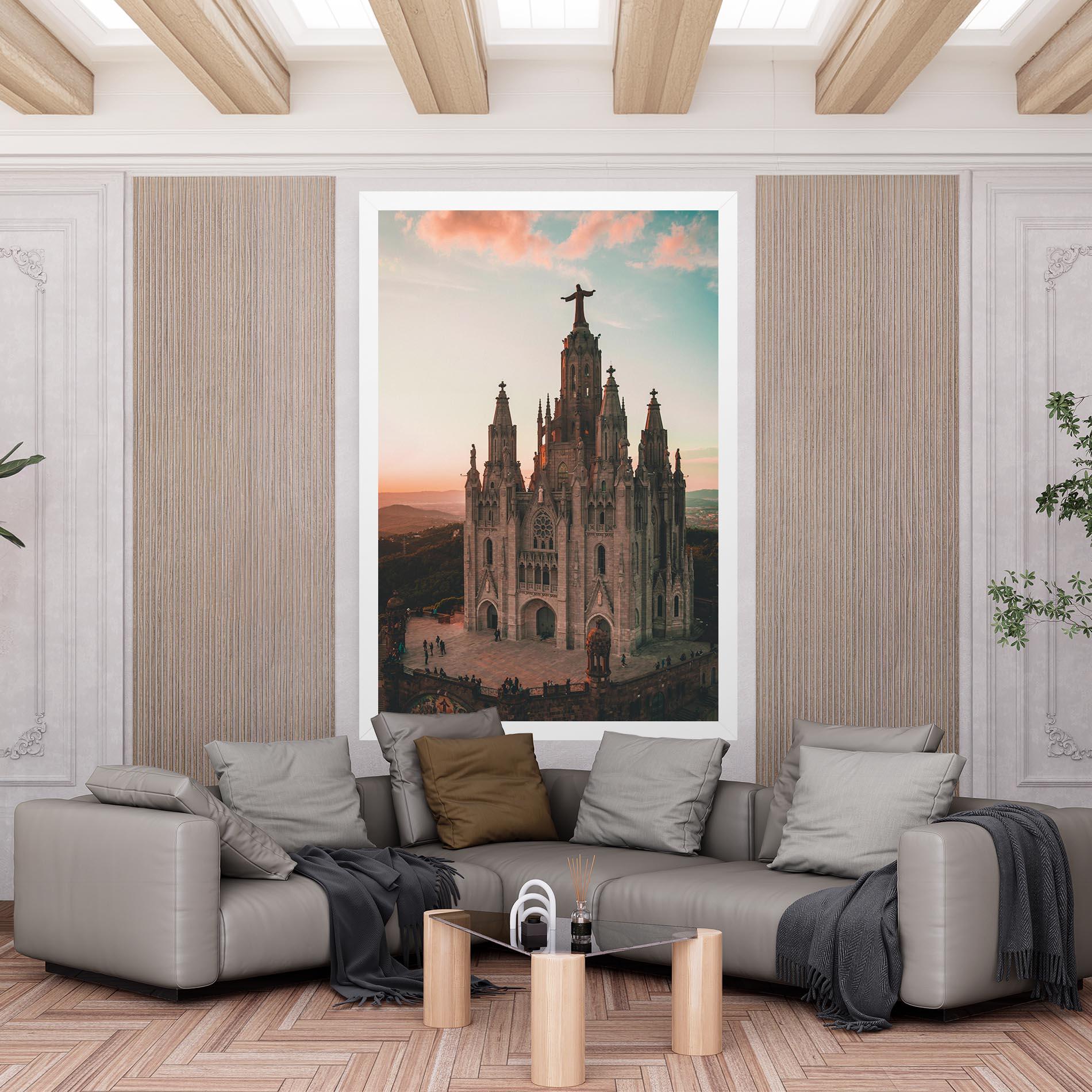 Obraz na Płótnie Tibidabo Barcelona mockup 6