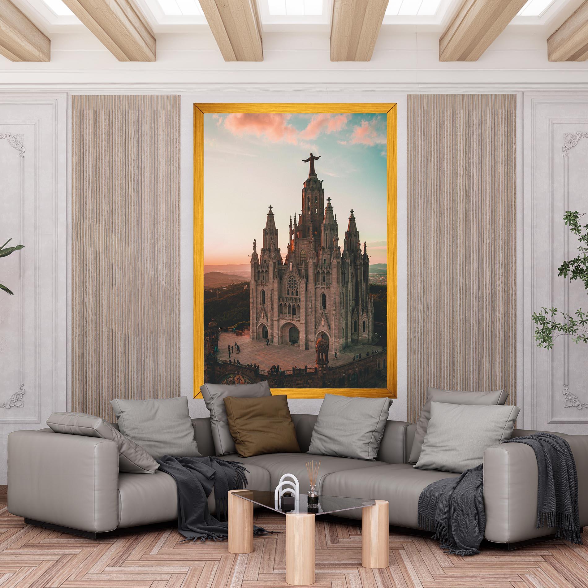 Obraz na Płótnie Tibidabo Barcelona mockup 6