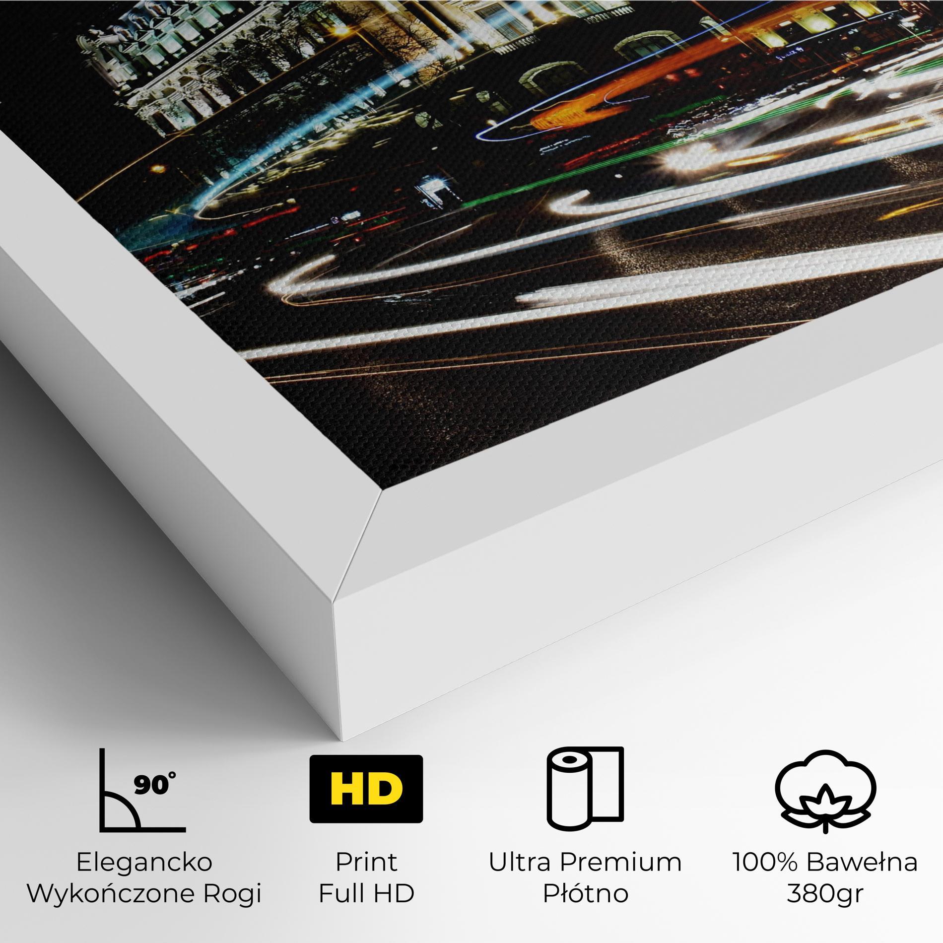 Obraz na Płótnie Madrid At Night mockup 4