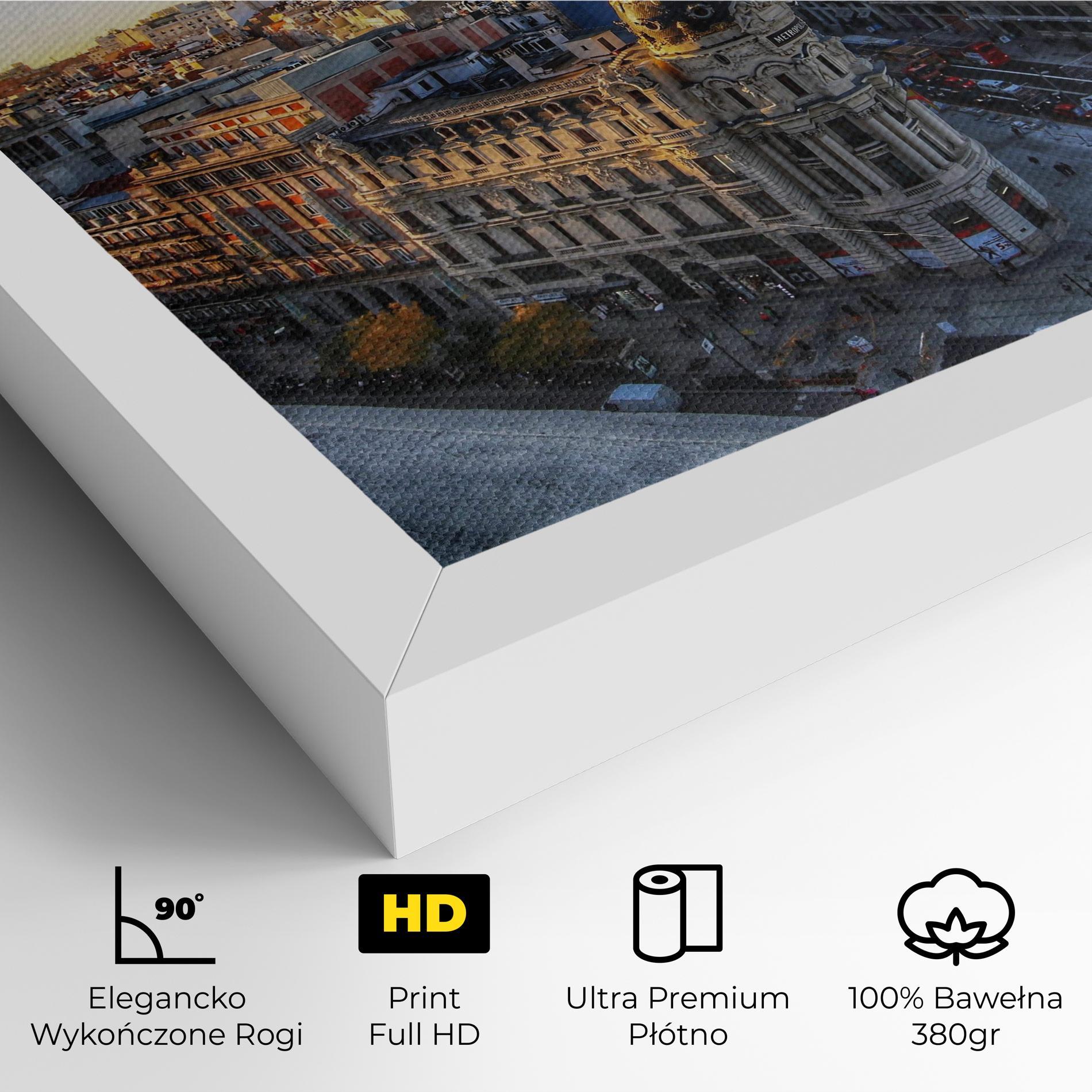 Obraz na Płótnie Madrid View mockup 4