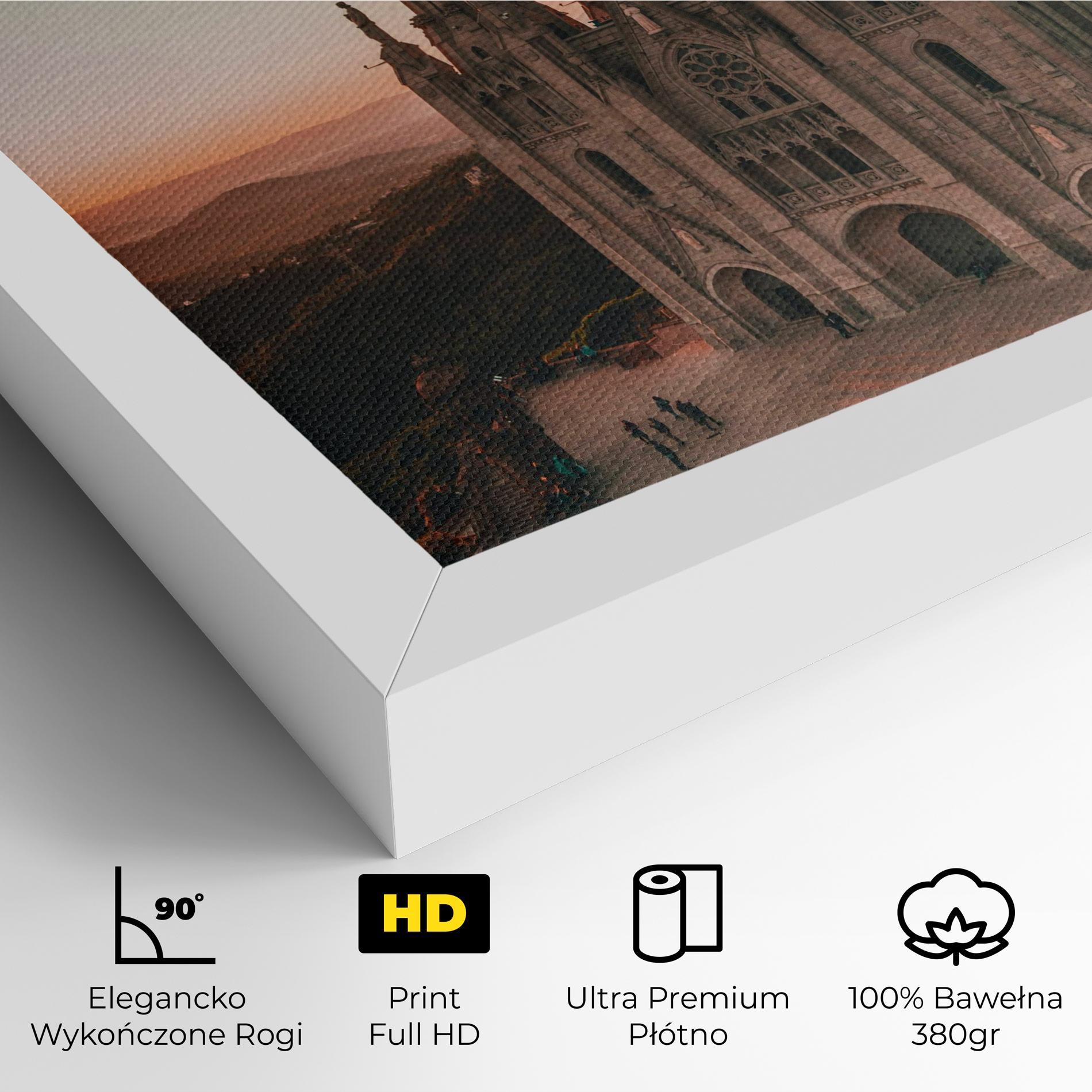 Obraz na Płótnie Tibidabo Barcelona mockup 4