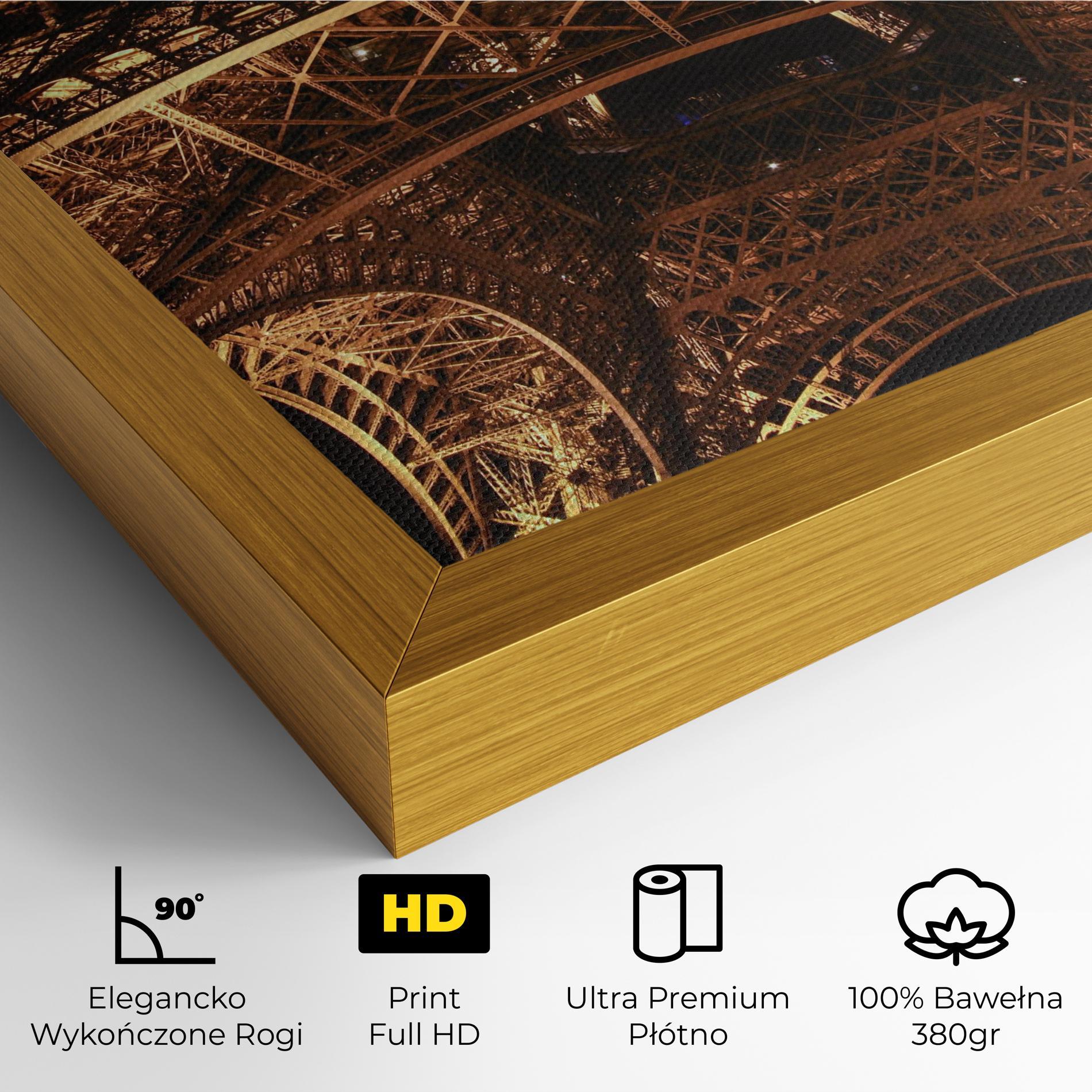 Obraz na Płótnie Eiffel Tower At Night mockup 4