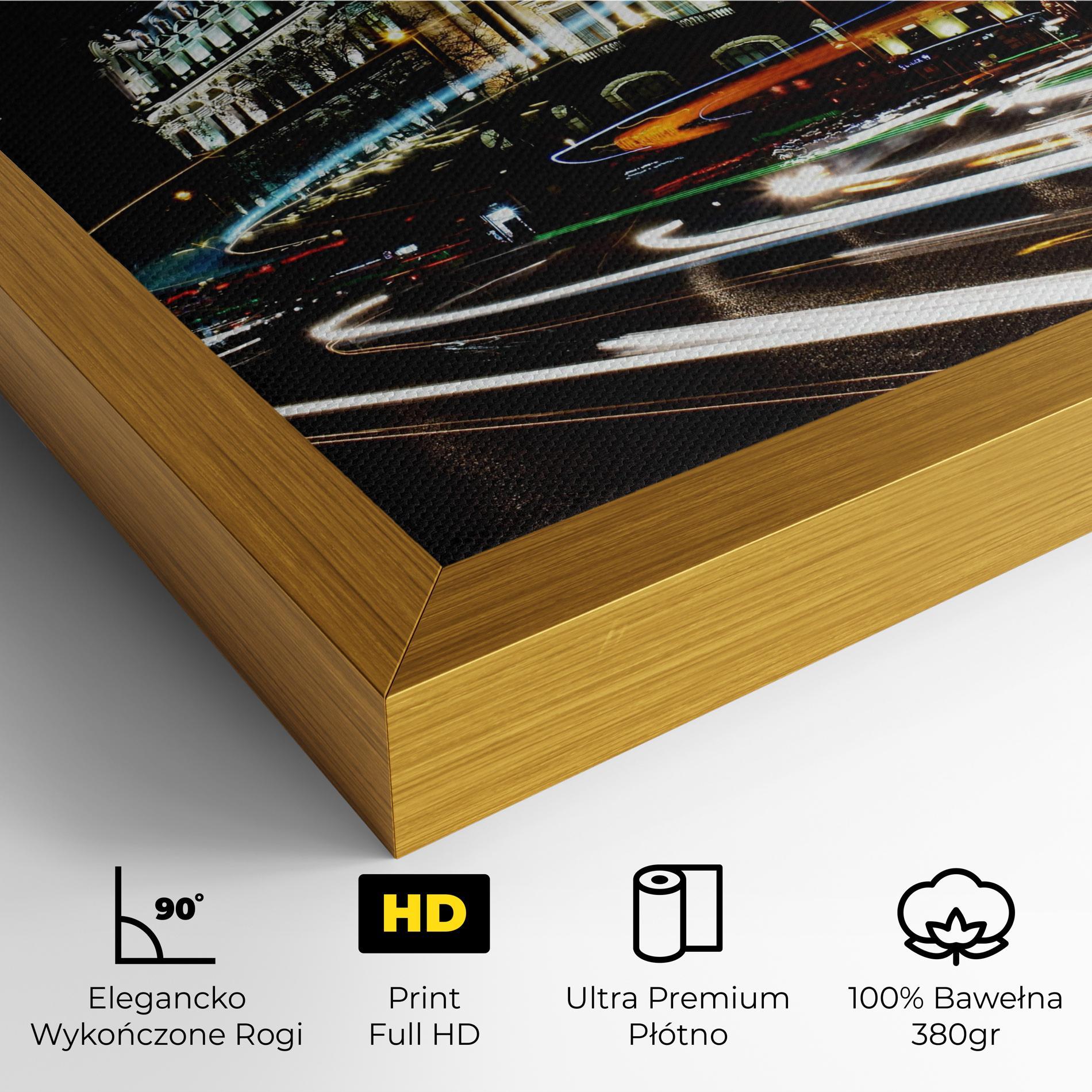 Obraz na Płótnie Madrid At Night mockup 4