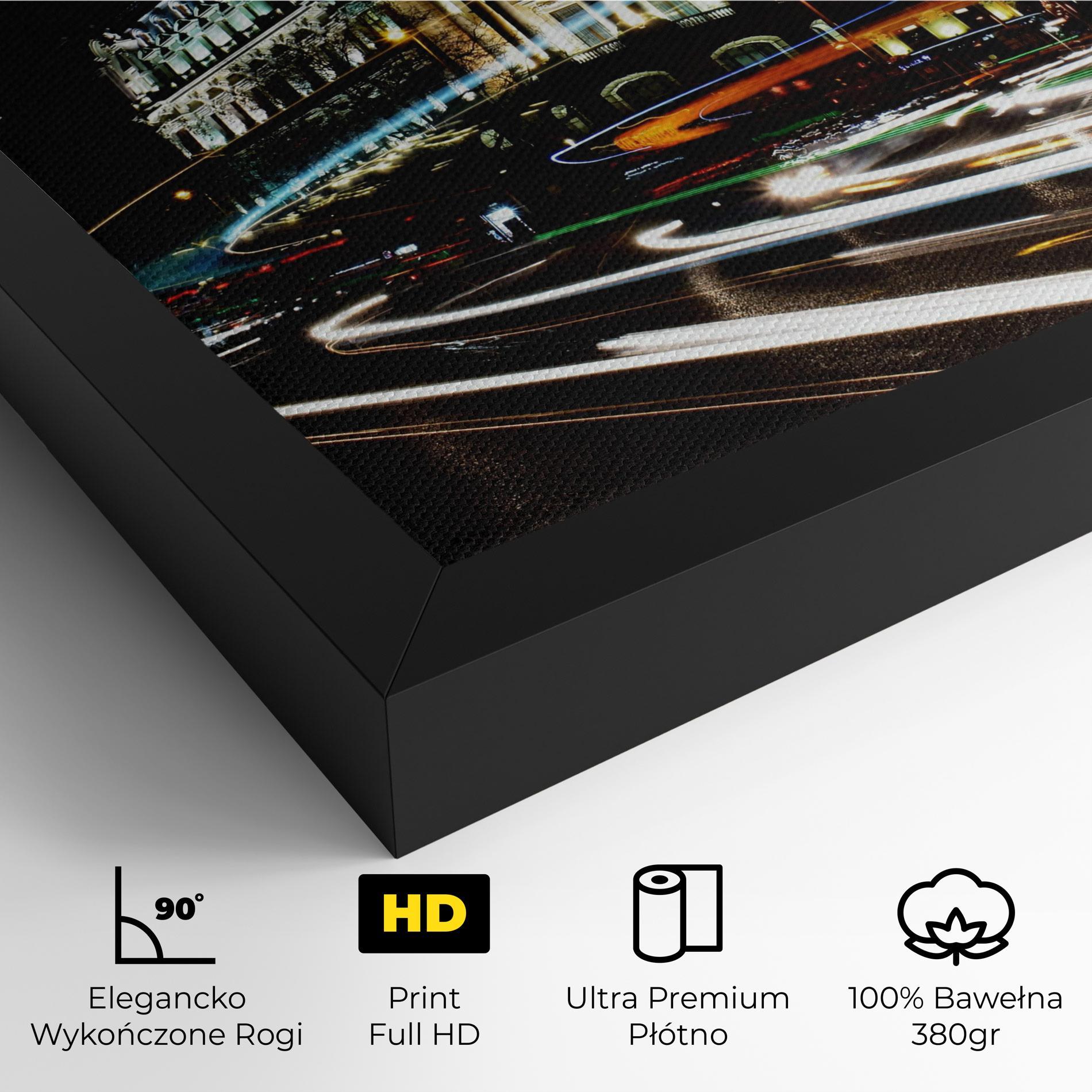 Obraz na Płótnie Madrid At Night mockup 4