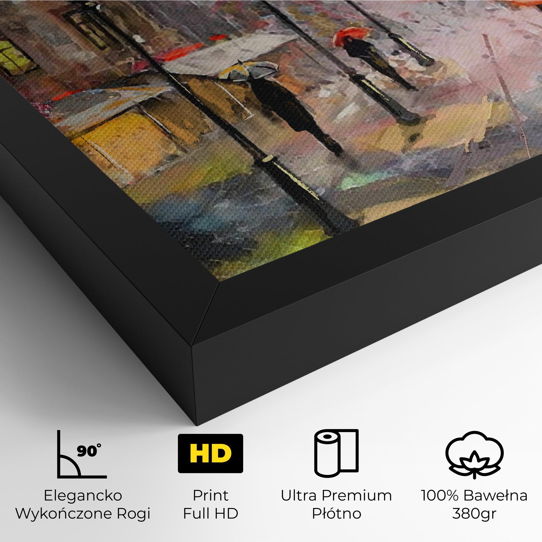 Obraz na Płótnie Paris Colours mockup 4