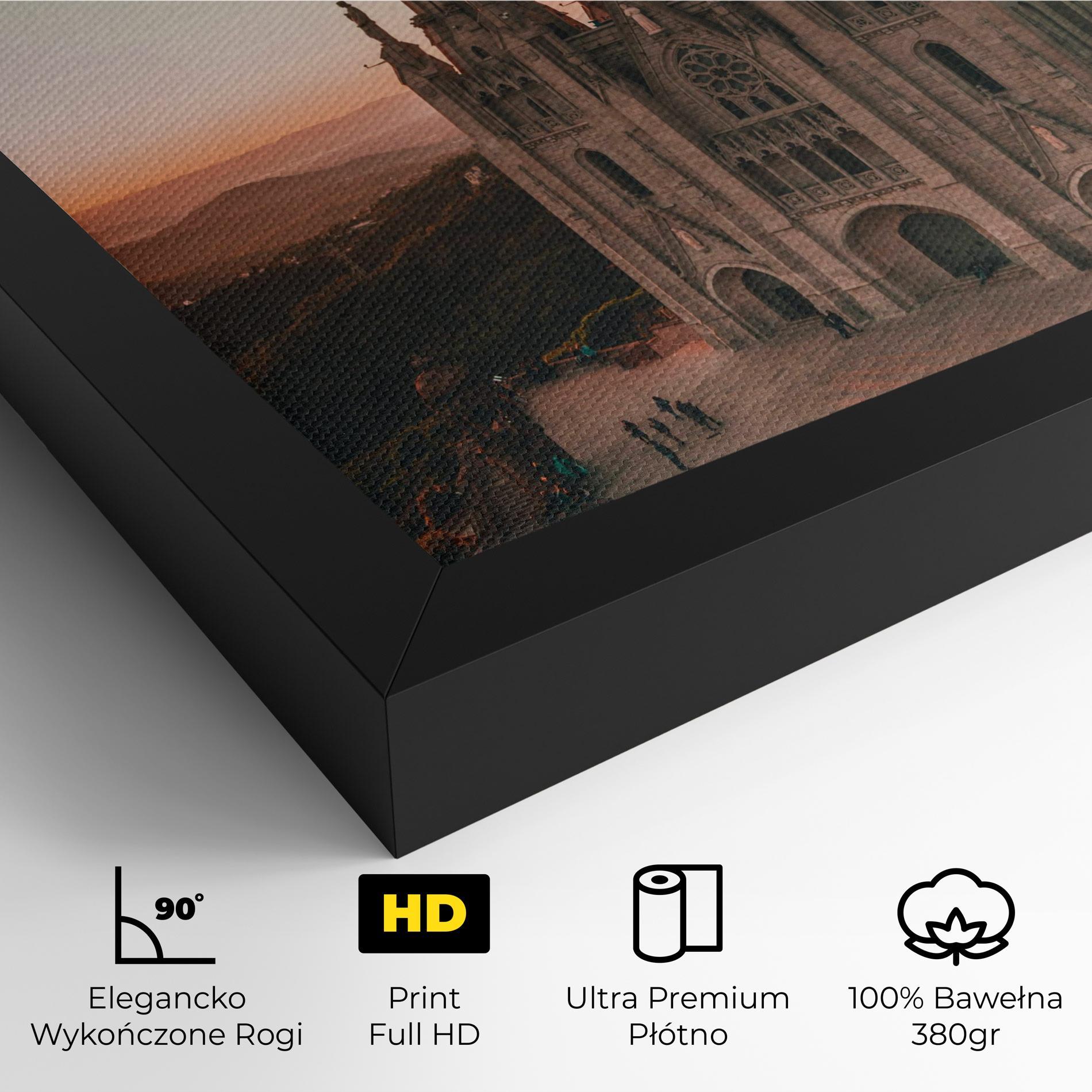 Obraz na Płótnie Tibidabo Barcelona mockup 4