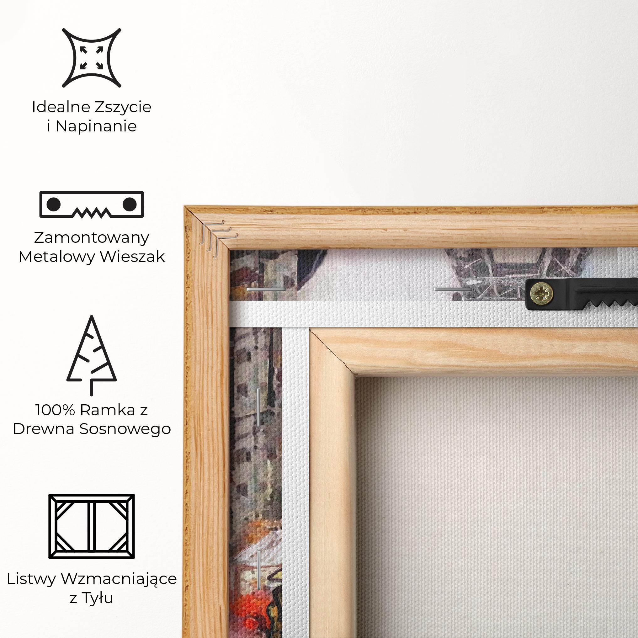 Obraz na Płótnie Paris Colours mockup 5