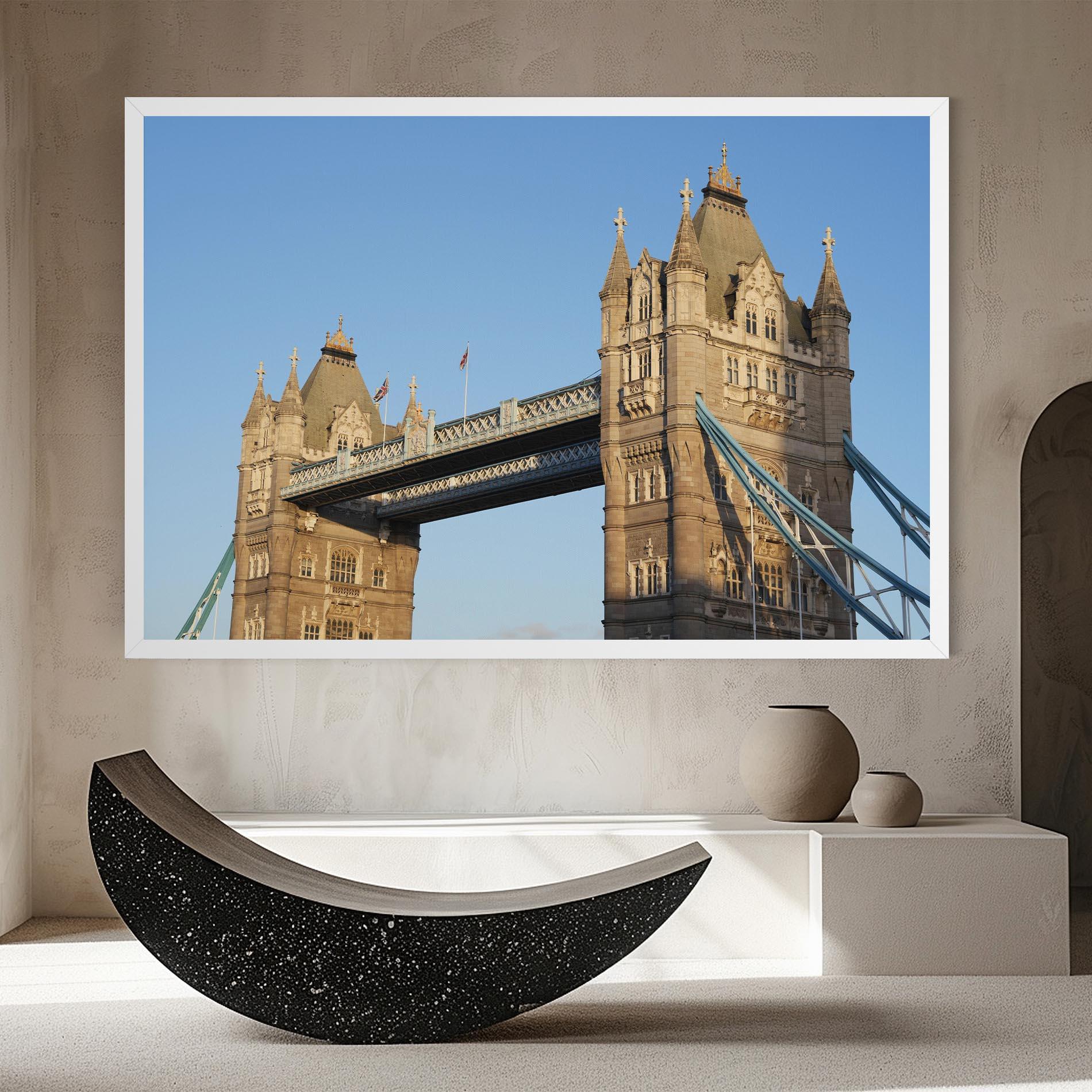 Obraz na Płótnie London Bridge View mockup 8
