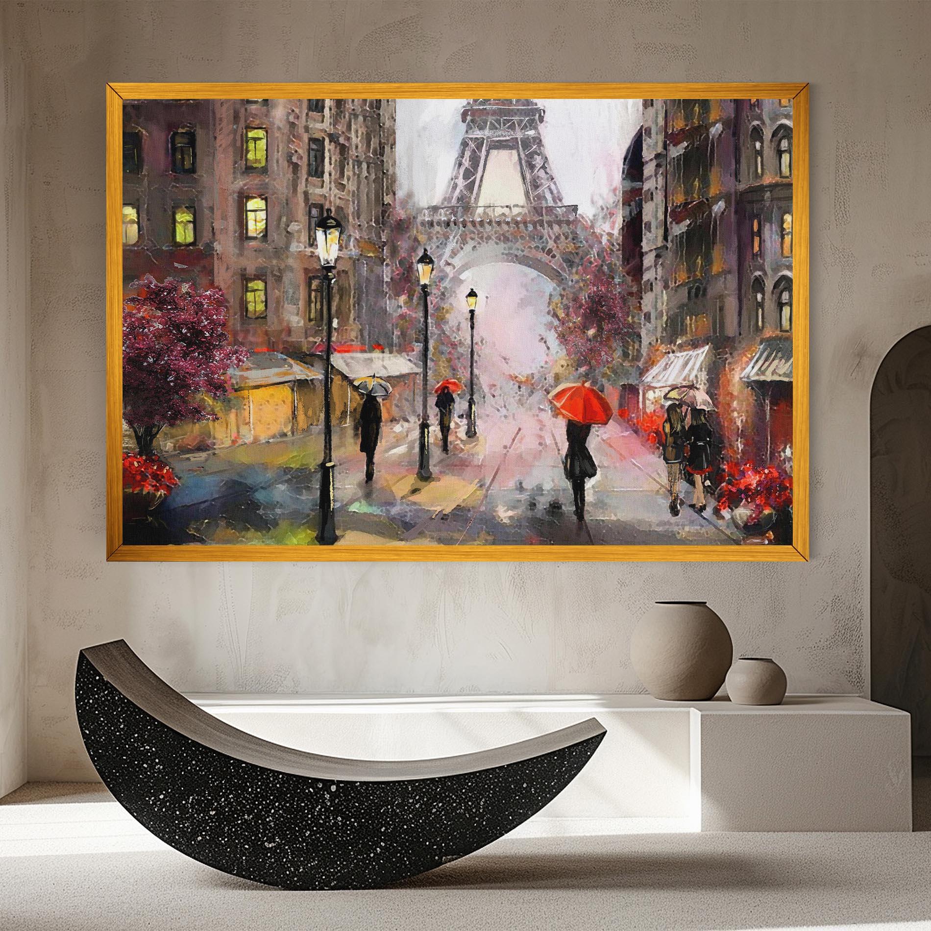 Obraz na Płótnie Paris Colours mockup 8