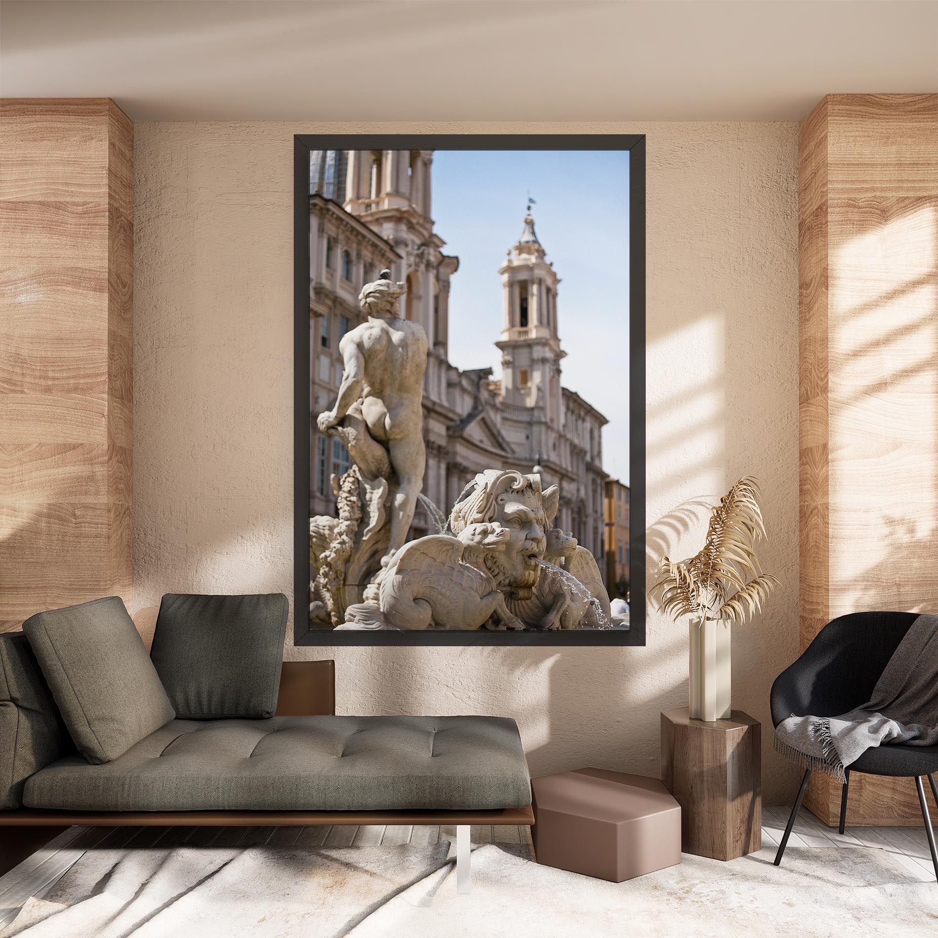 Baroque Statue Italy mockup 8