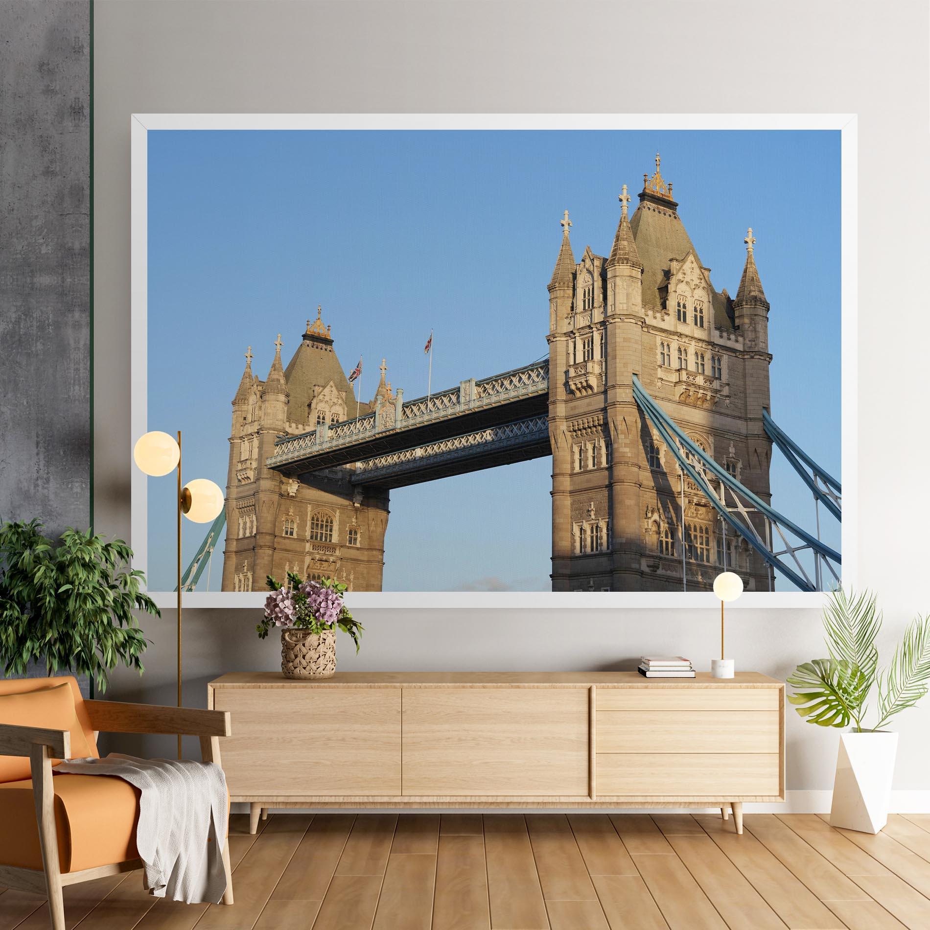 Obraz na Płótnie London Bridge View mockup 9