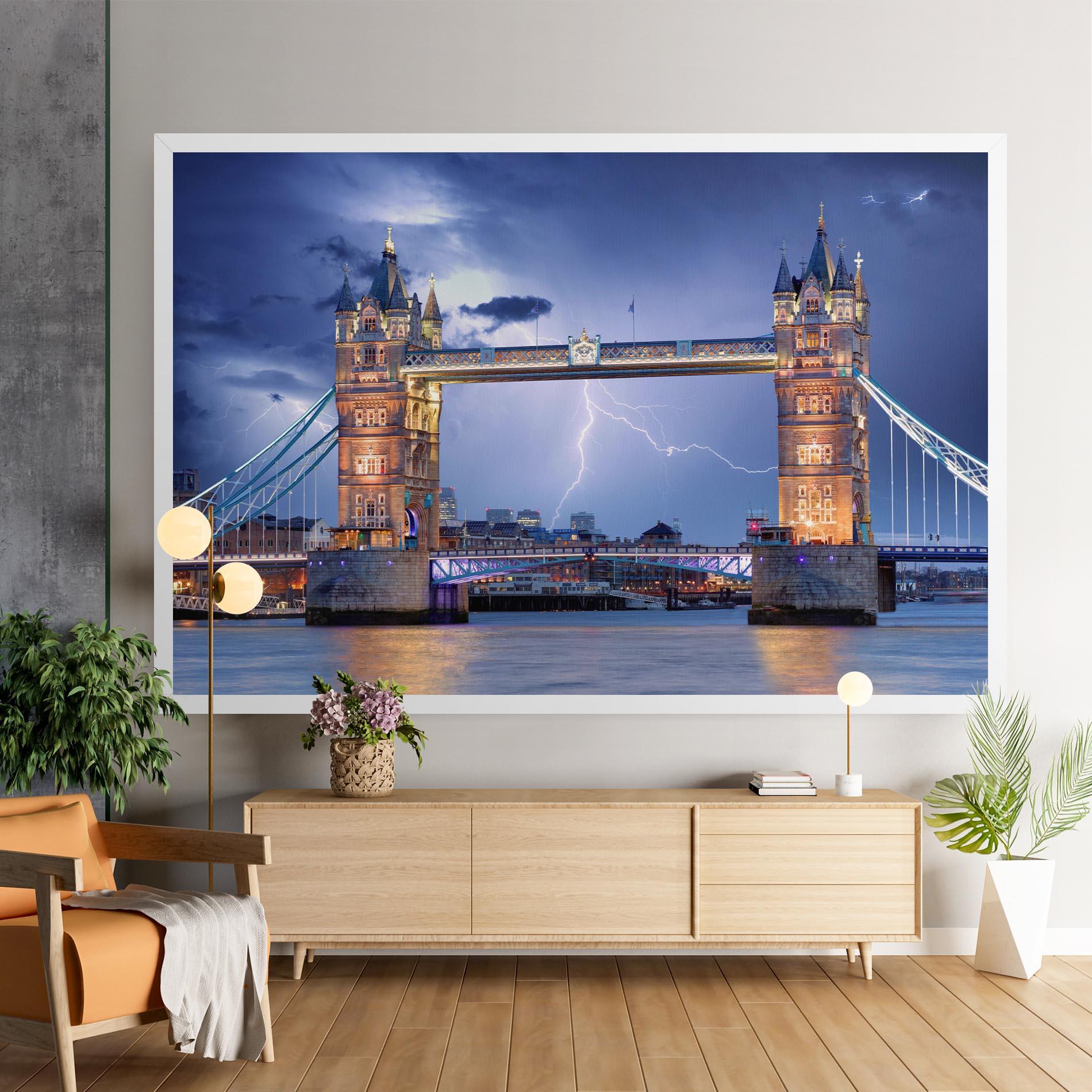 Obraz na Płótnie London Tower Bridge mockup 9