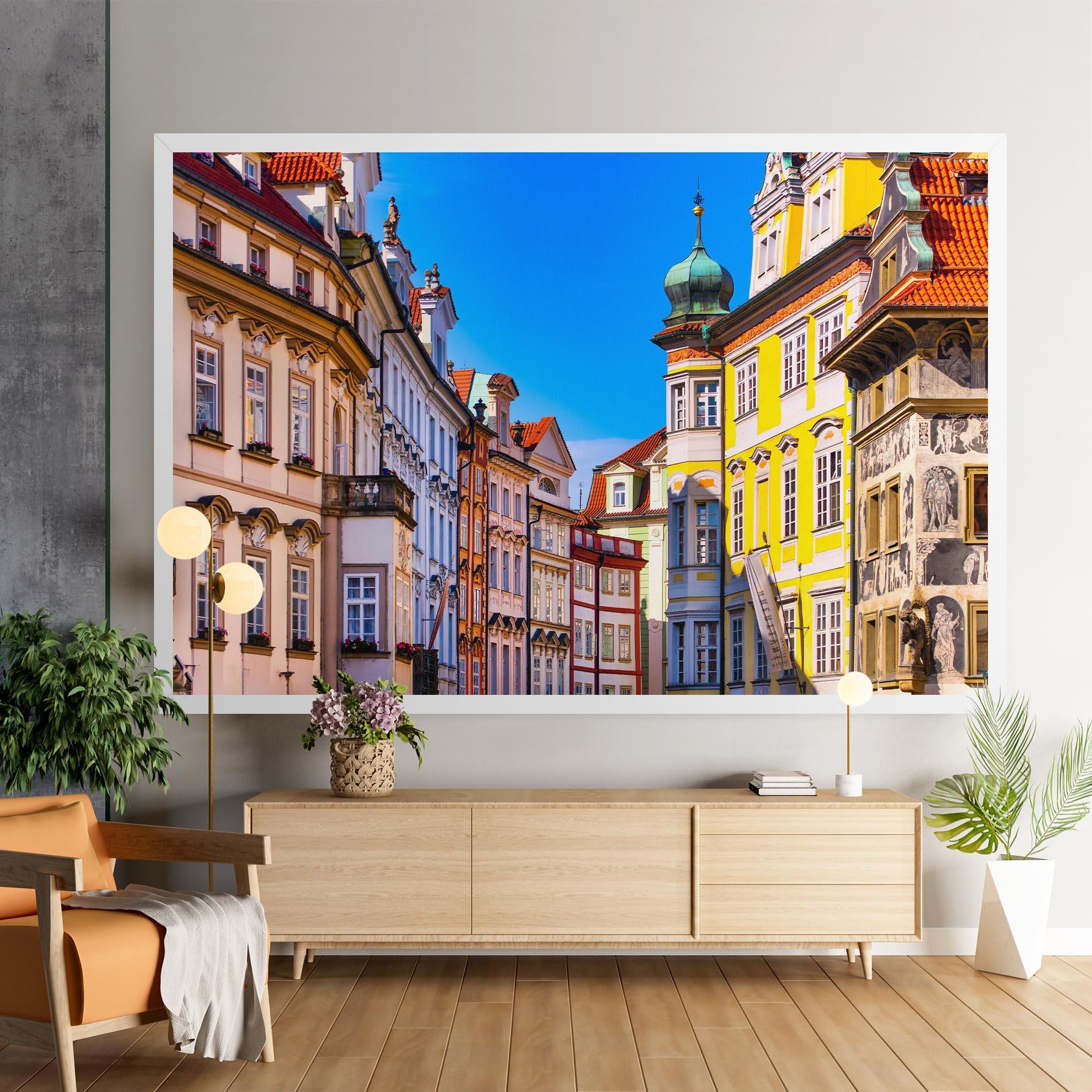 Obraz na Płótnie Prague Buildings mockup 9