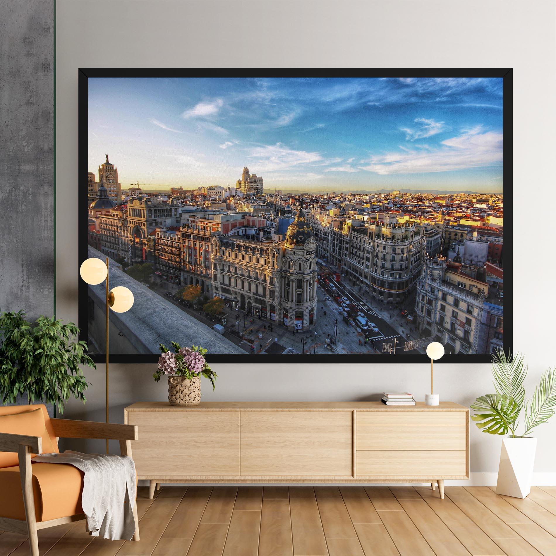Obraz na Płótnie Madrid View mockup 9