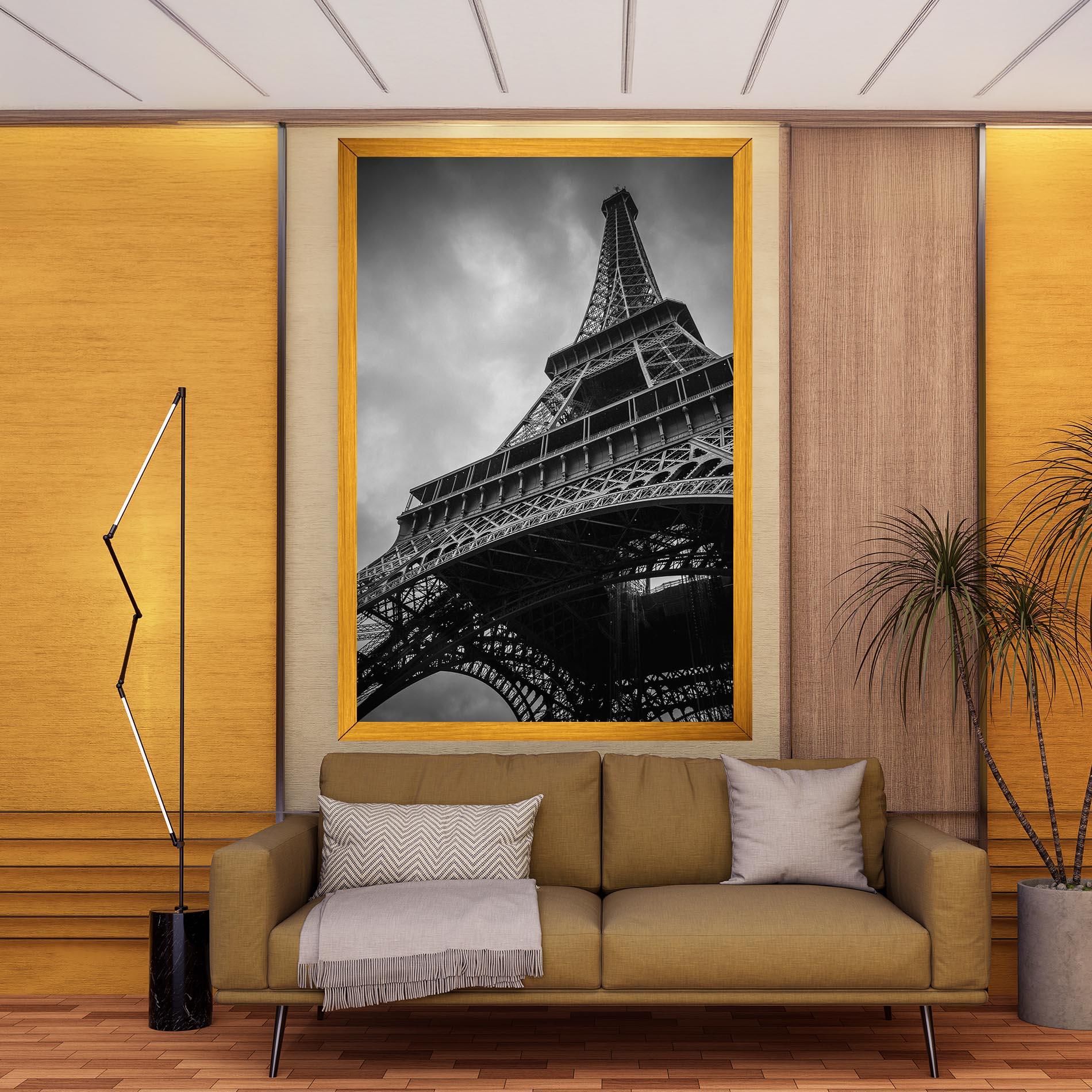 Obraz na Płótnie Eiffel Grey Tower mockup 9