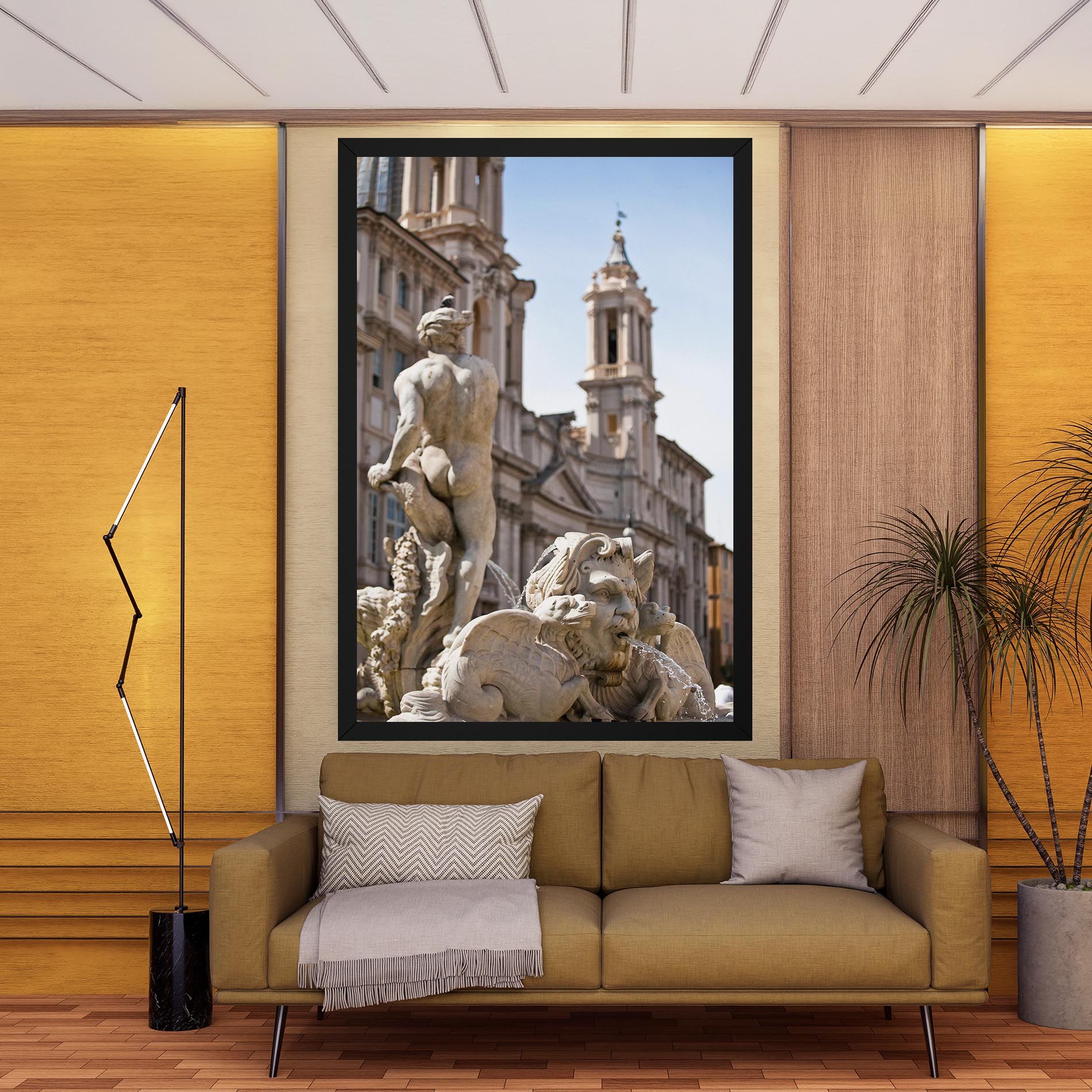 Baroque Statue Italy mockup 9