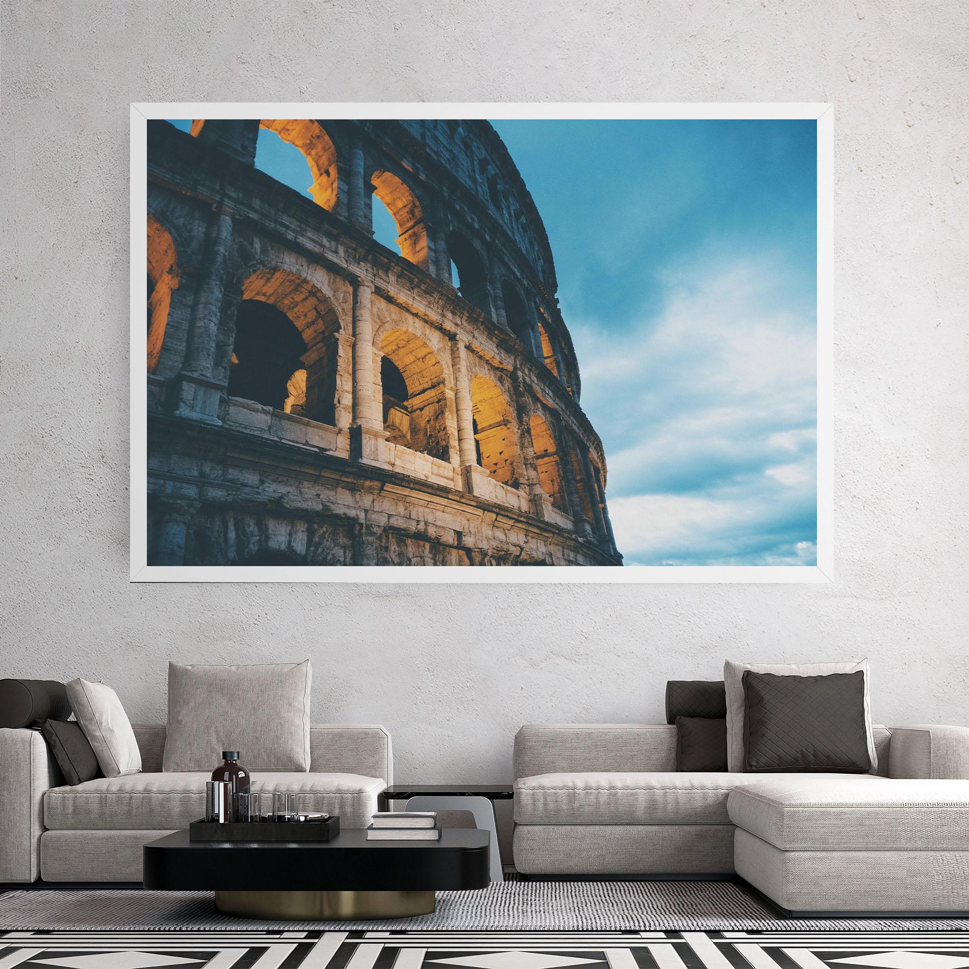 Obraz na Płótnie Shadow Colosseum mockup 2