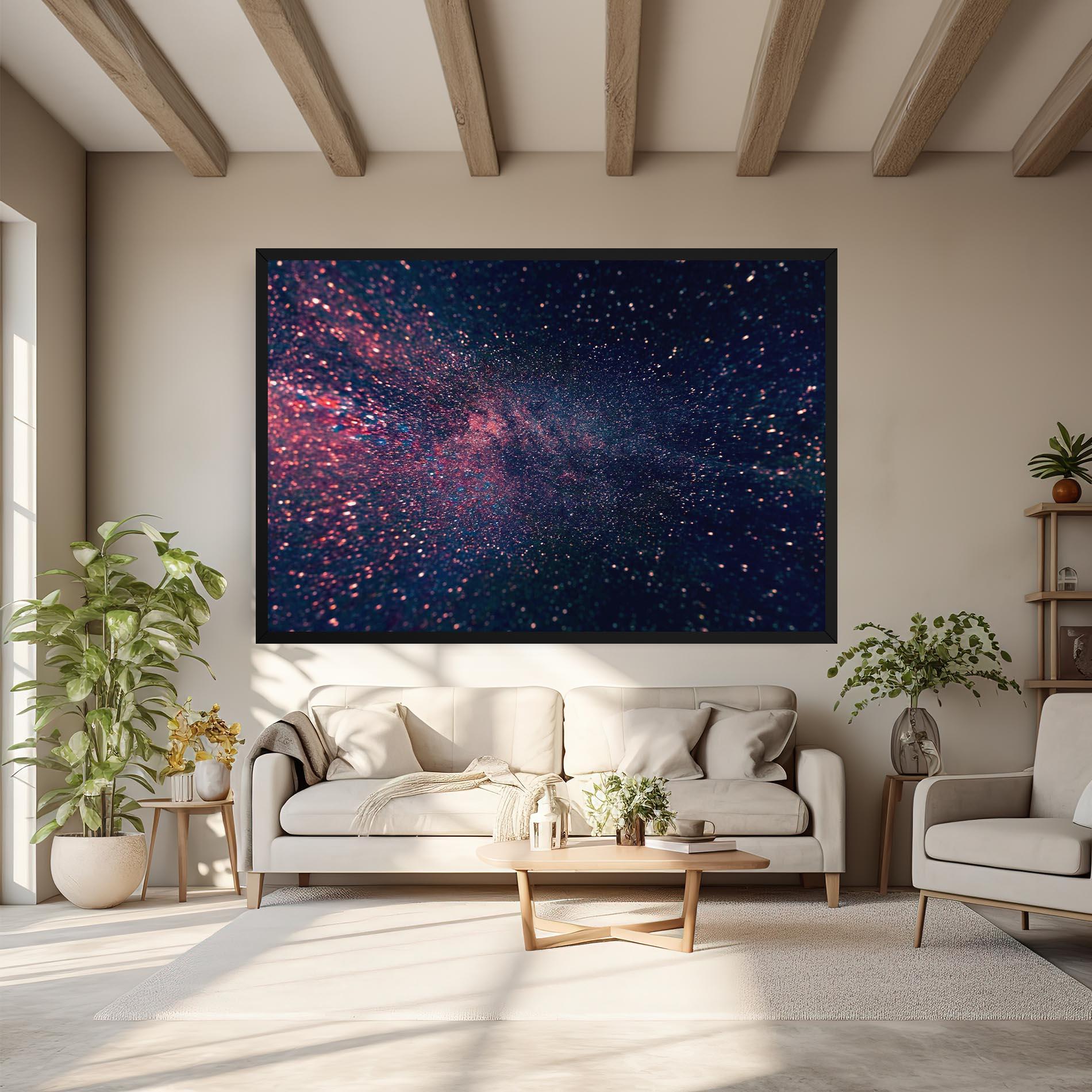 Obraz na Płótnie Purple Spark mockup 6