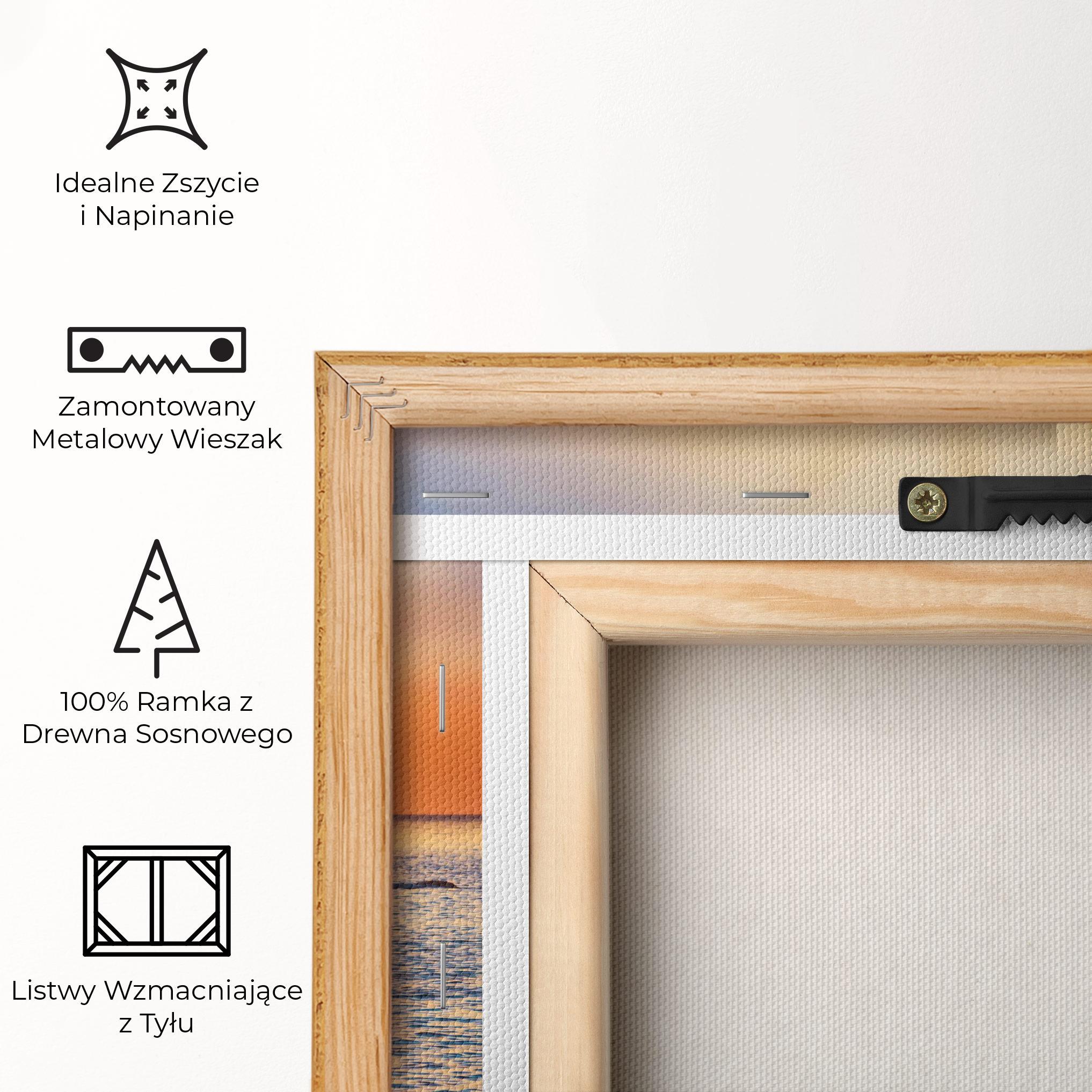 Obraz na Płótnie Sunset Beach Rocks mockup 5