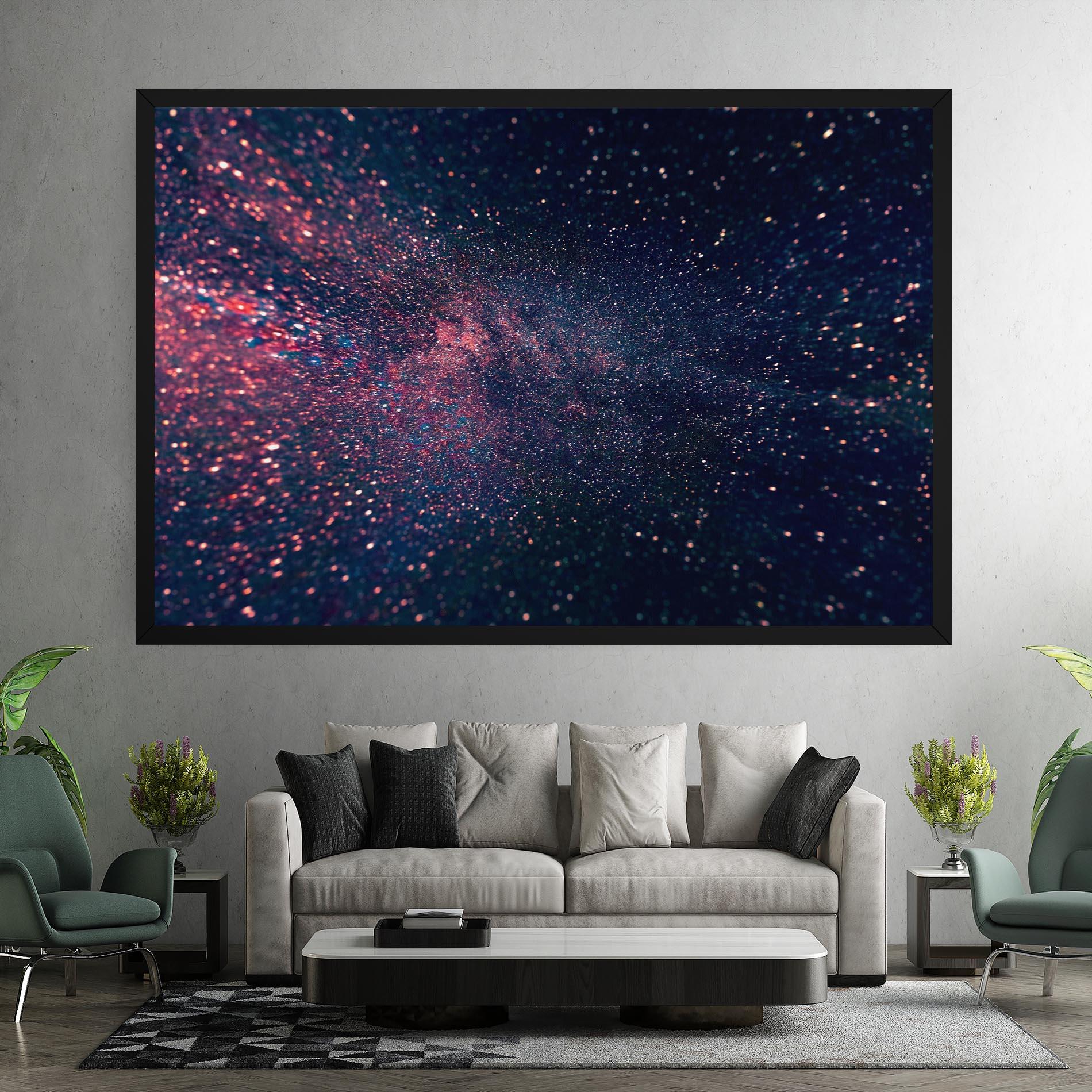 Obraz na Płótnie Purple Spark mockup 7